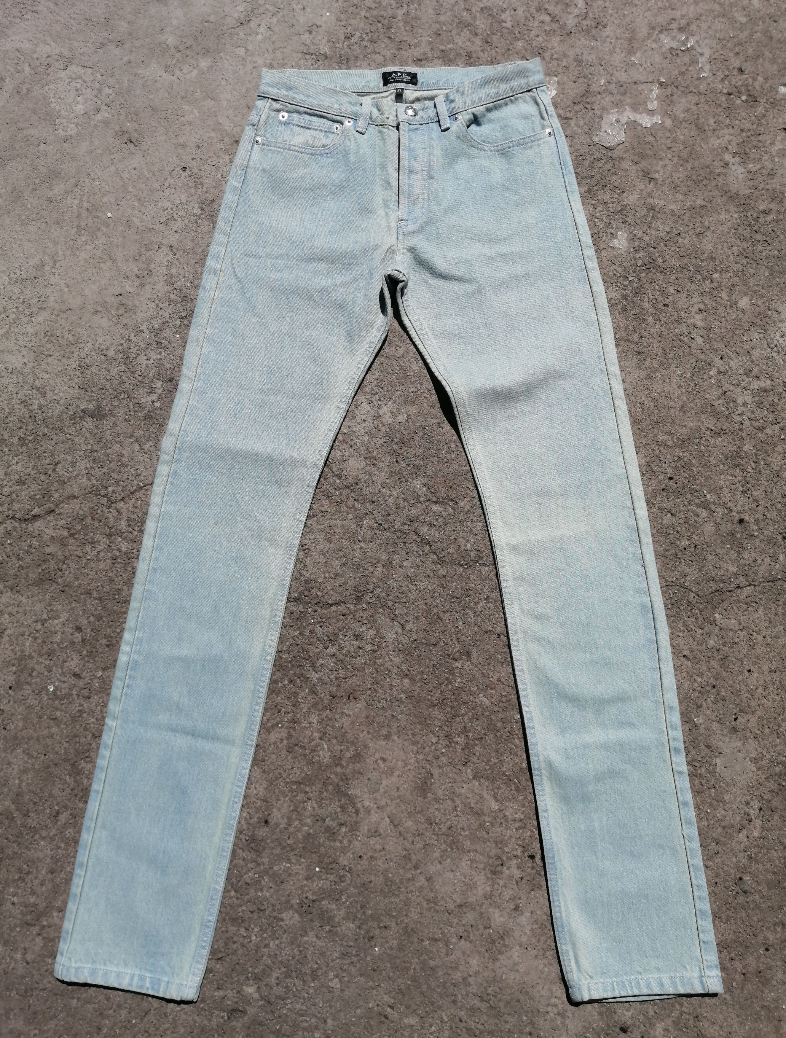 A.P.C. Petit Standard - Jean Droit Etroit Skinny Size US 27 - 1 Thumbnail