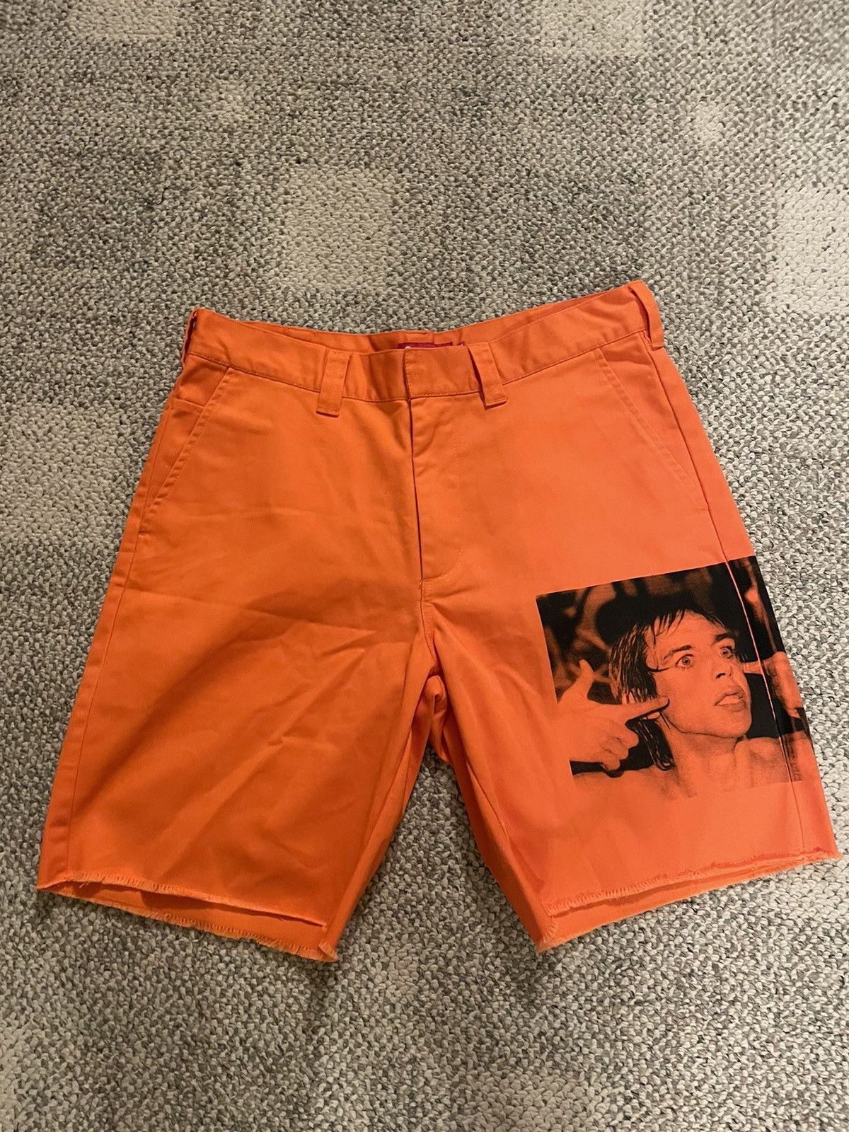 Supreme Supreme Iggy pop work short orange | Grailed