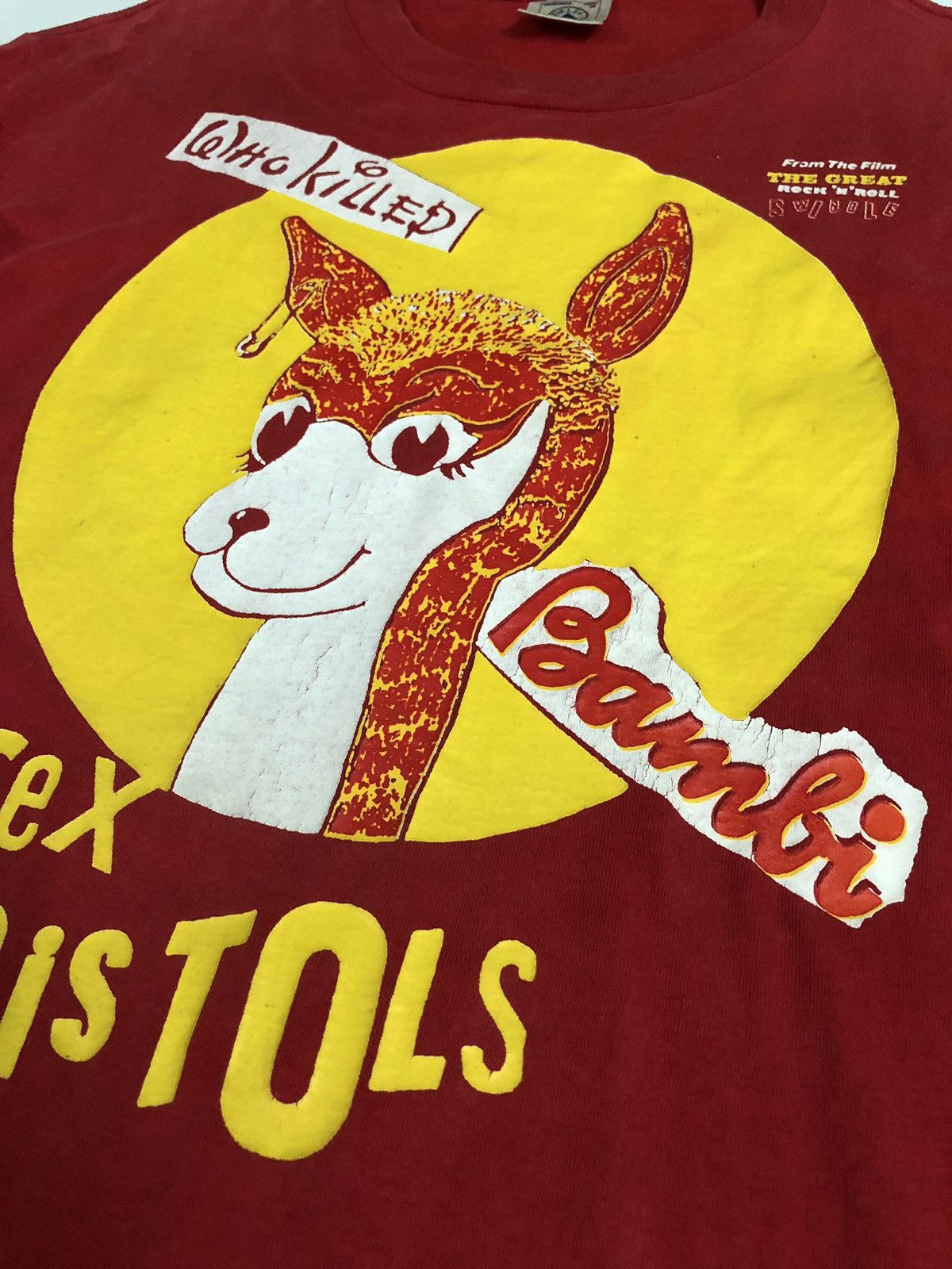 Band Tees Vintage Sex Pistol Who Killed Bambi Rare band tees Size US M / EU 48-50 / 2 - 4 Thumbnail