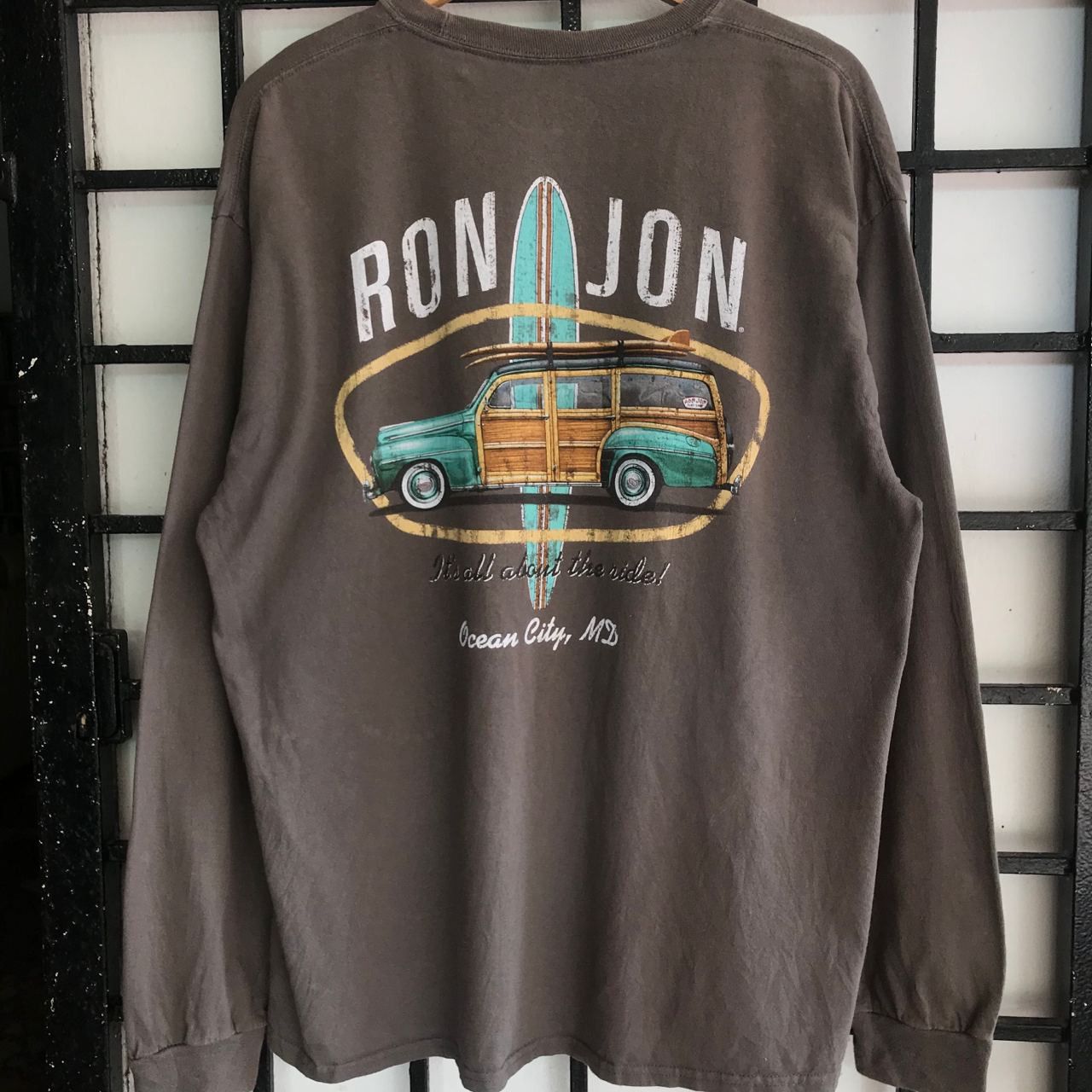 Japanese Brand × Ron Jon Surf Shop 🔥 Vintage Ron Jon Surf Shop Ocean City,D Design T-shirt Size US XL / EU 56 / 4 - 1 Thumbnail