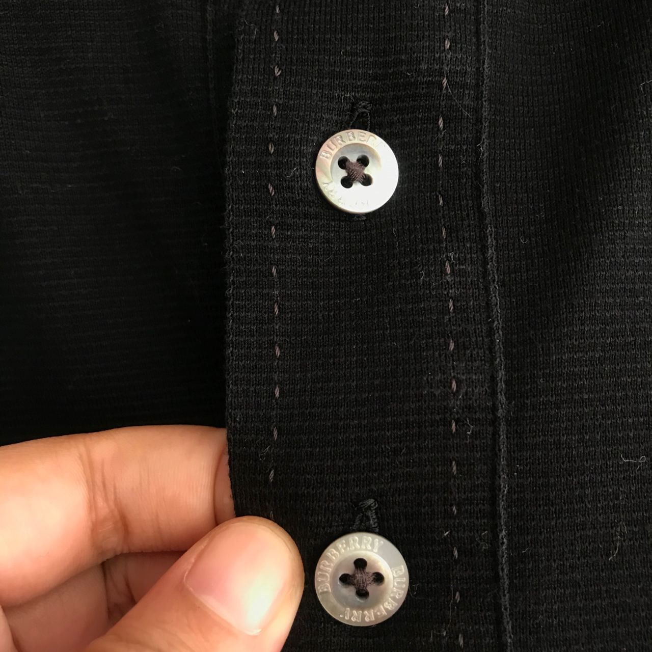 Burberry 🔥Nice! BURBERRY LONDON Black Shirt Made in Japan Size US S / EU 44-46 / 1 - 3 Thumbnail