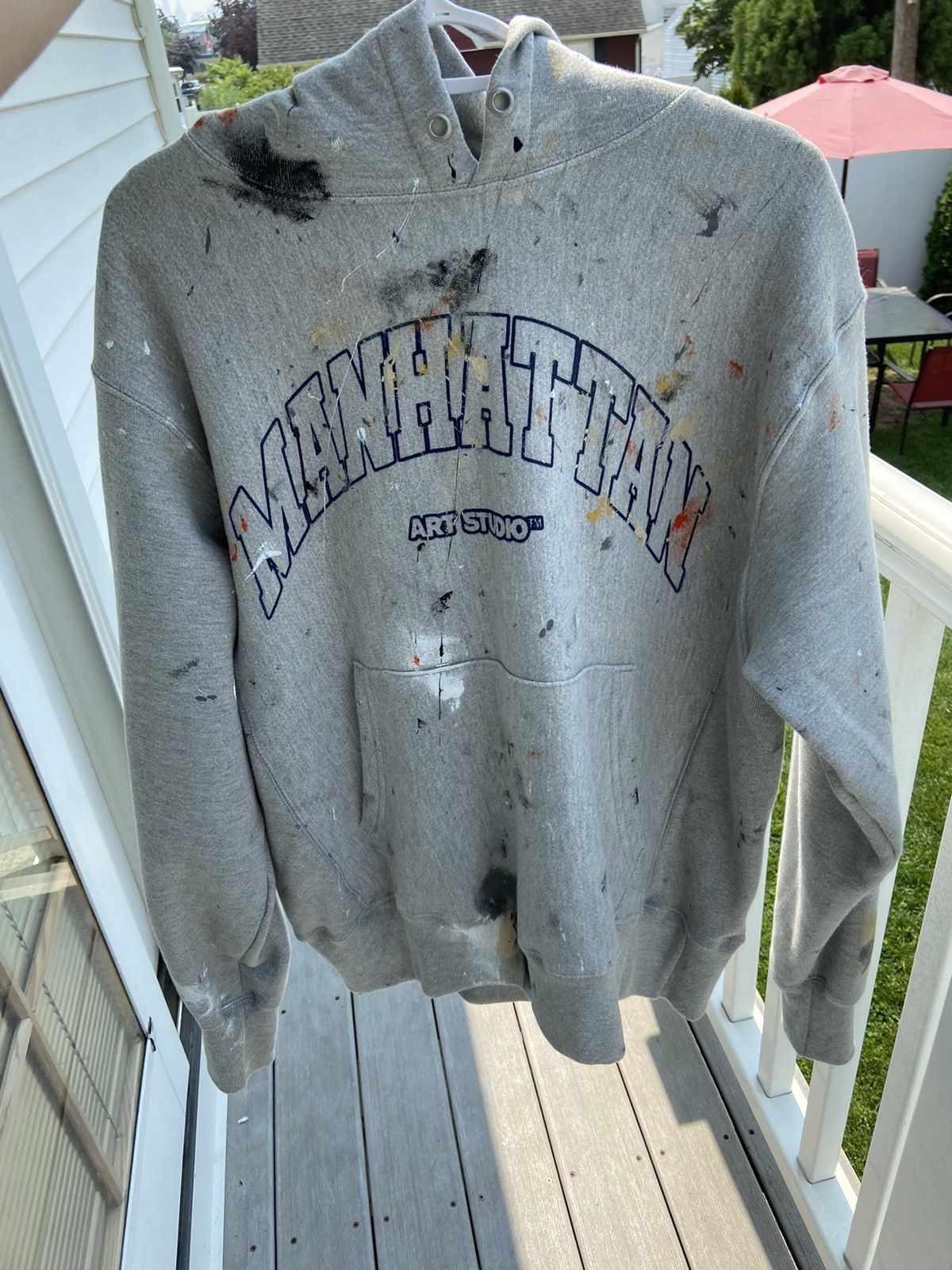 Champion × Oree New York Manhattan art studio hoodie from Oree Size US M / EU 48-50 / 2 - 5 Thumbnail