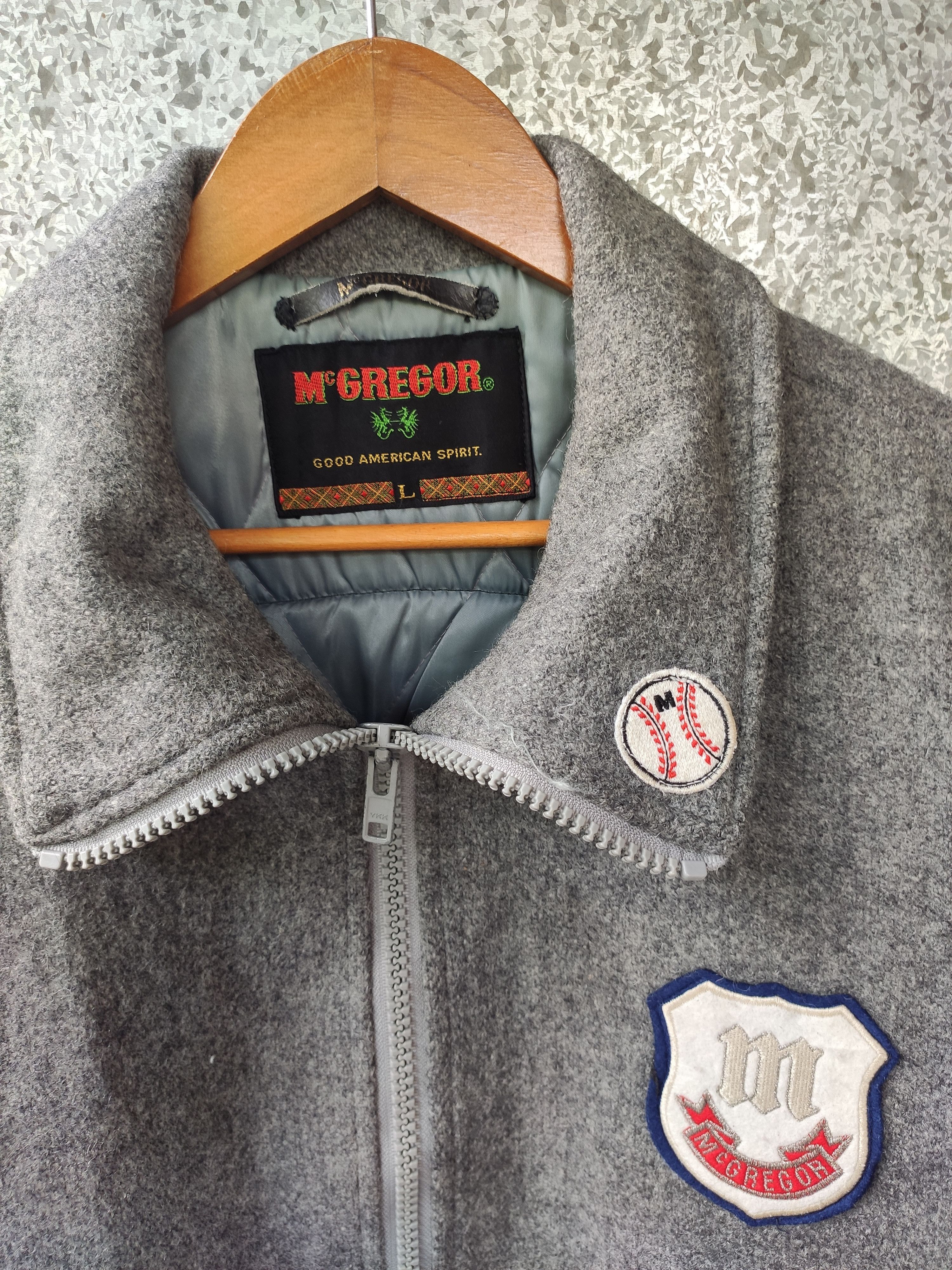 McGregor Last Drop Vtg 80s Vtg McGregor jacket Varsity Rare Design Size US M / EU 48-50 / 2 - 5 Thumbnail