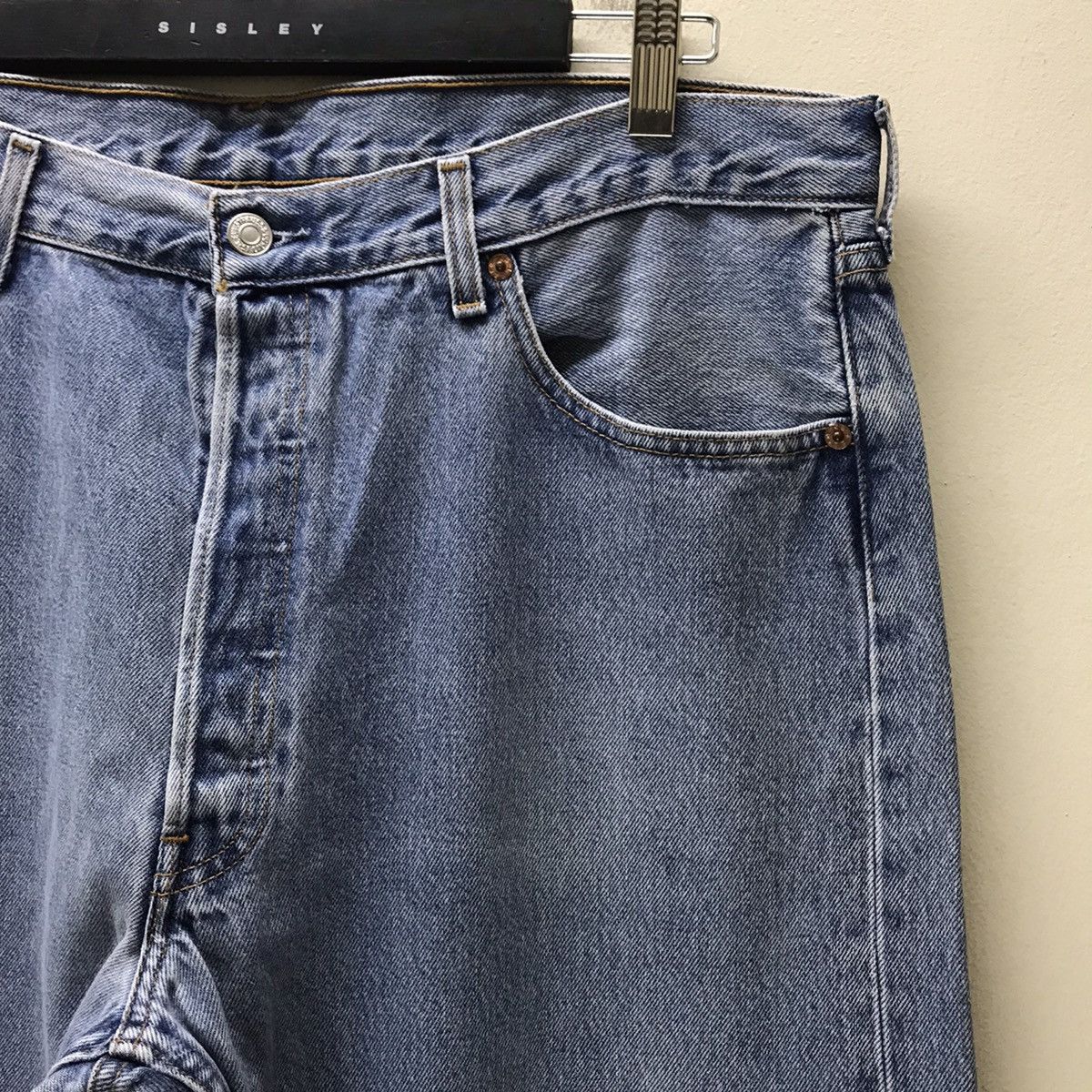 Levi's Vintage Levis 501 Light Wash Nice Faded Jeans Size US 38 / EU 54 - 5 Thumbnail