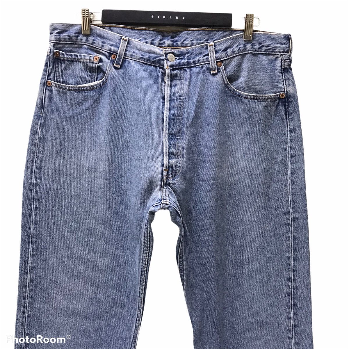 Levi's Vintage Levis 501 Light Wash Nice Faded Jeans Size US 38 / EU 54 - 4 Thumbnail