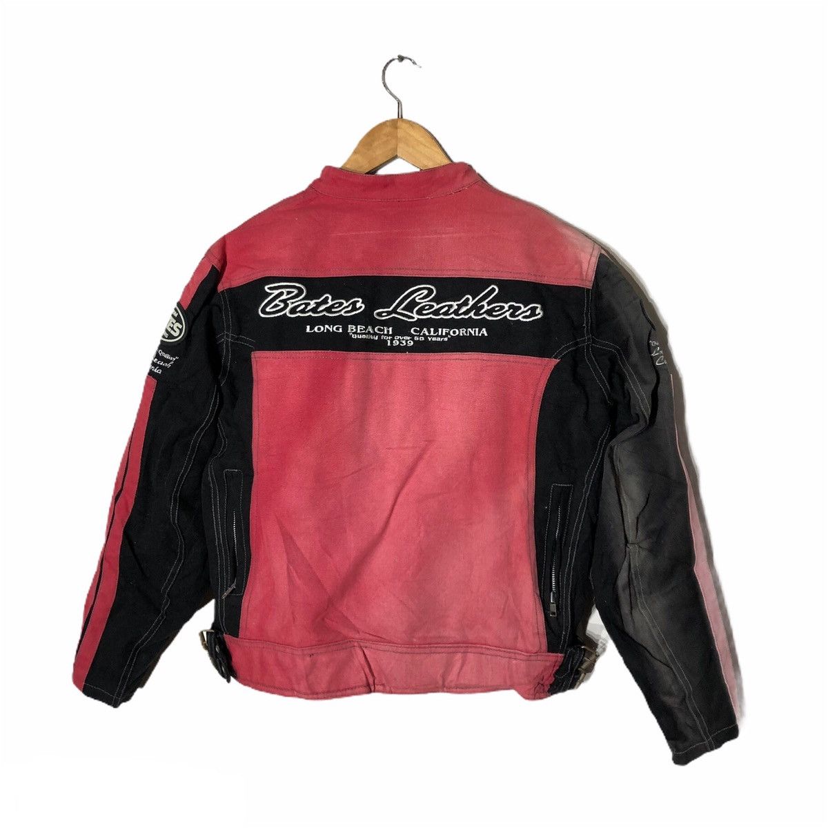 Japanese Brand CUSTOM BATES LEATHERS BIKER JACKET Size US L / EU 52-54 / 3 - 2 Thumbnail