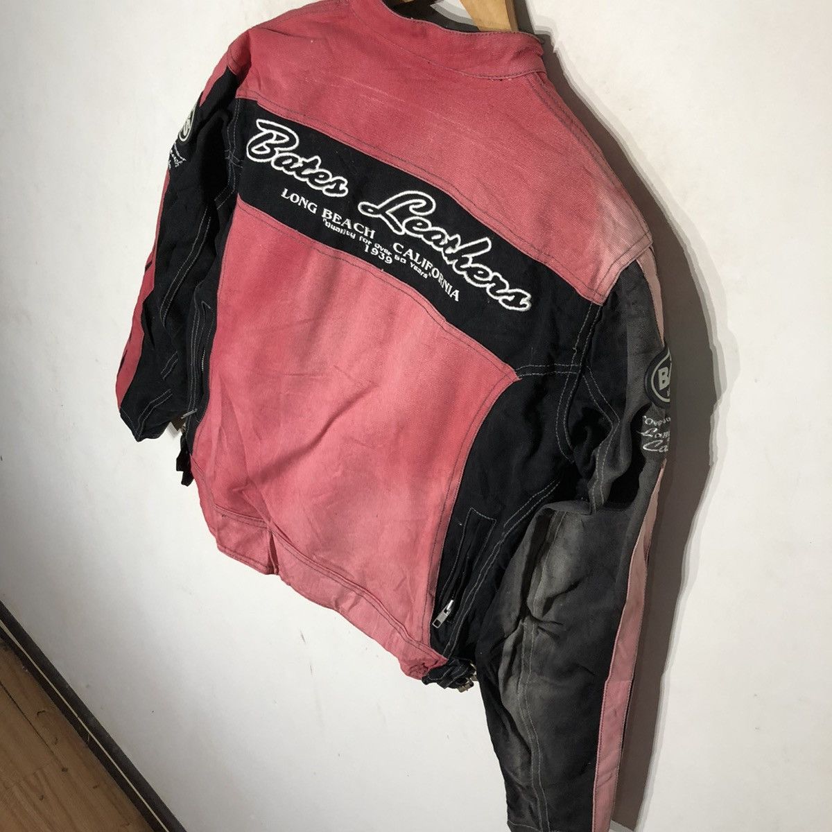 Japanese Brand CUSTOM BATES LEATHERS BIKER JACKET Size US L / EU 52-54 / 3 - 11 Thumbnail