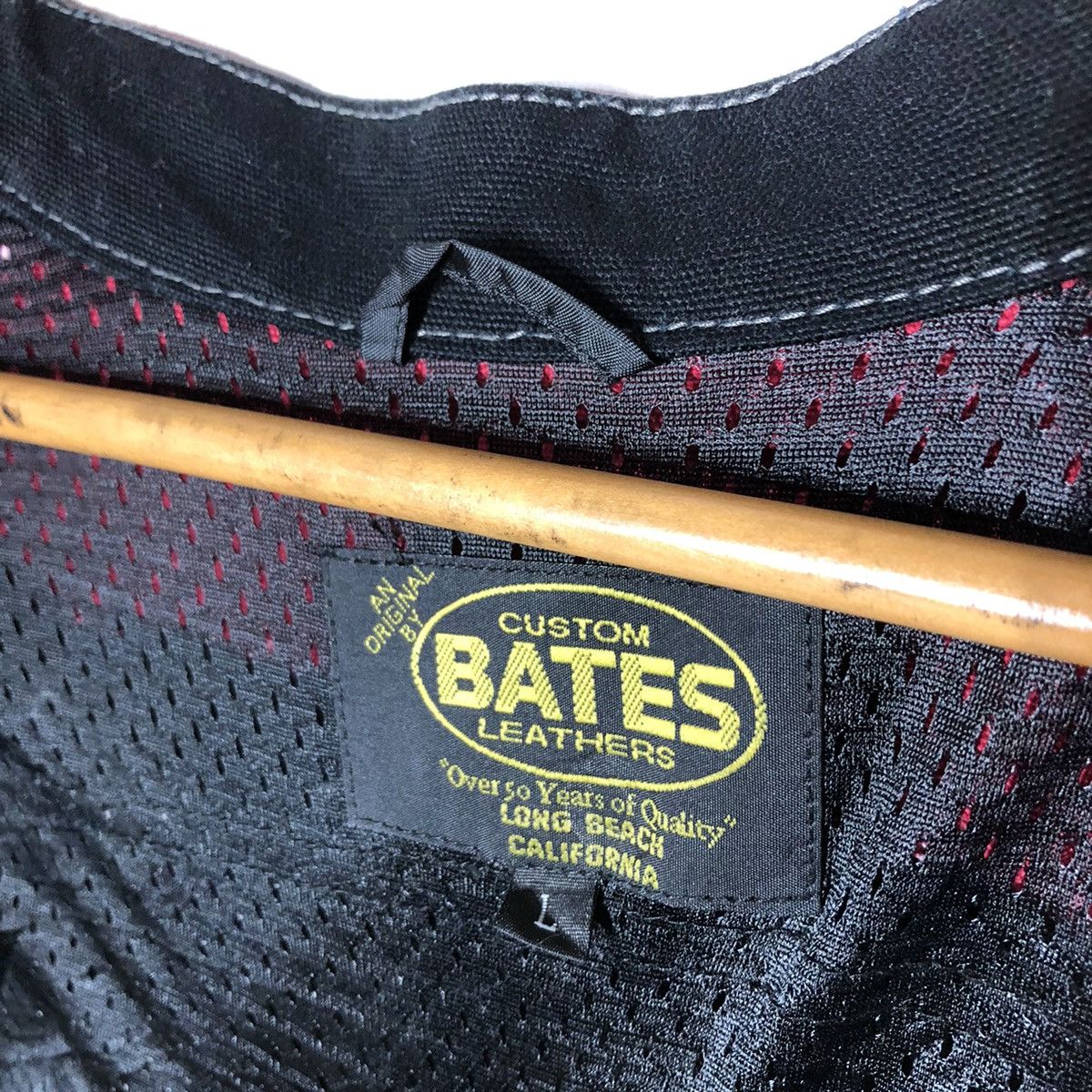 Japanese Brand CUSTOM BATES LEATHERS BIKER JACKET Size US L / EU 52-54 / 3 - 16 Thumbnail