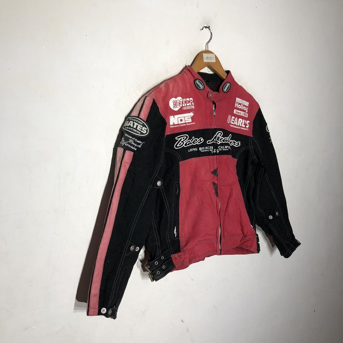 Japanese Brand CUSTOM BATES LEATHERS BIKER JACKET Size US L / EU 52-54 / 3 - 9 Thumbnail