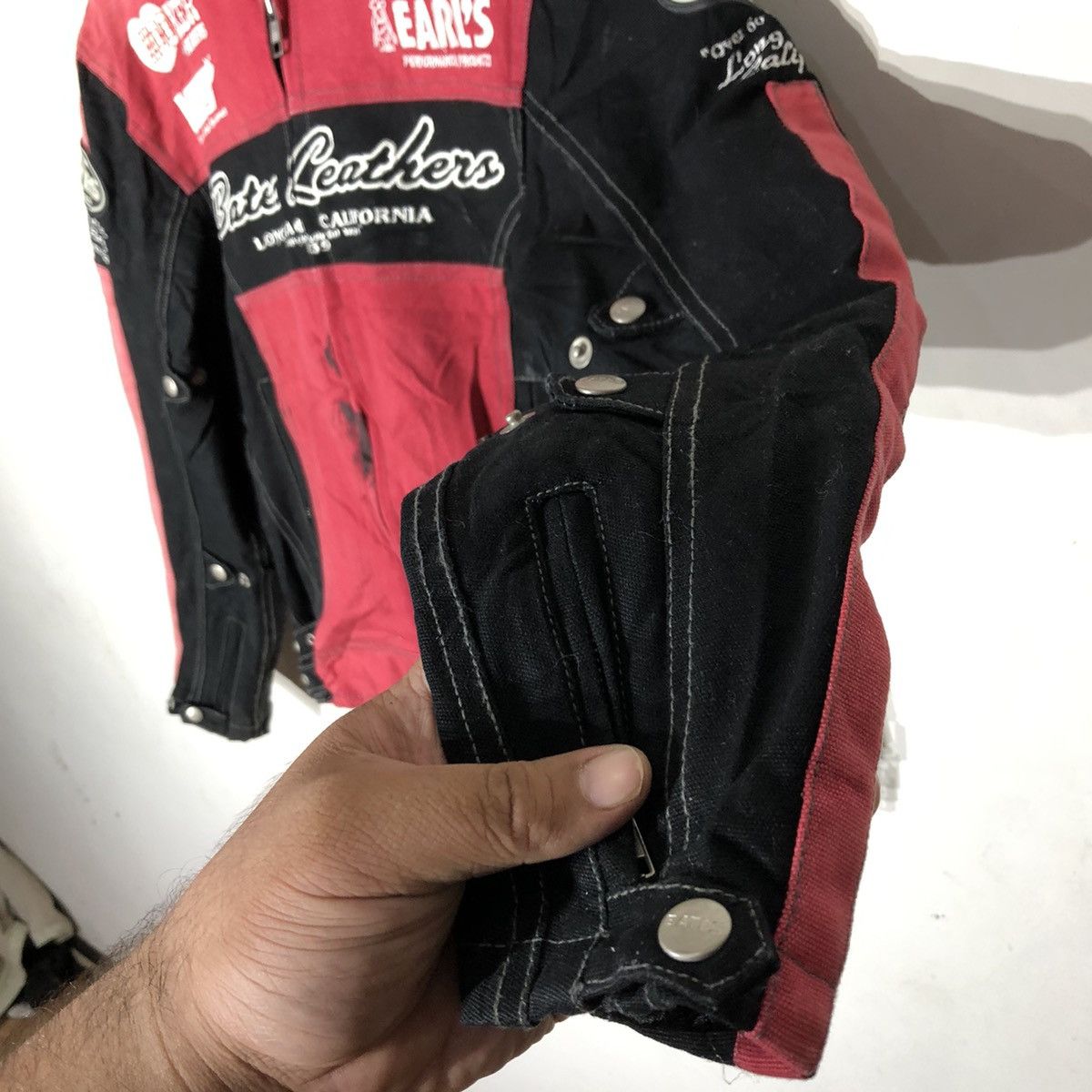 Japanese Brand CUSTOM BATES LEATHERS BIKER JACKET Size US L / EU 52-54 / 3 - 6 Thumbnail