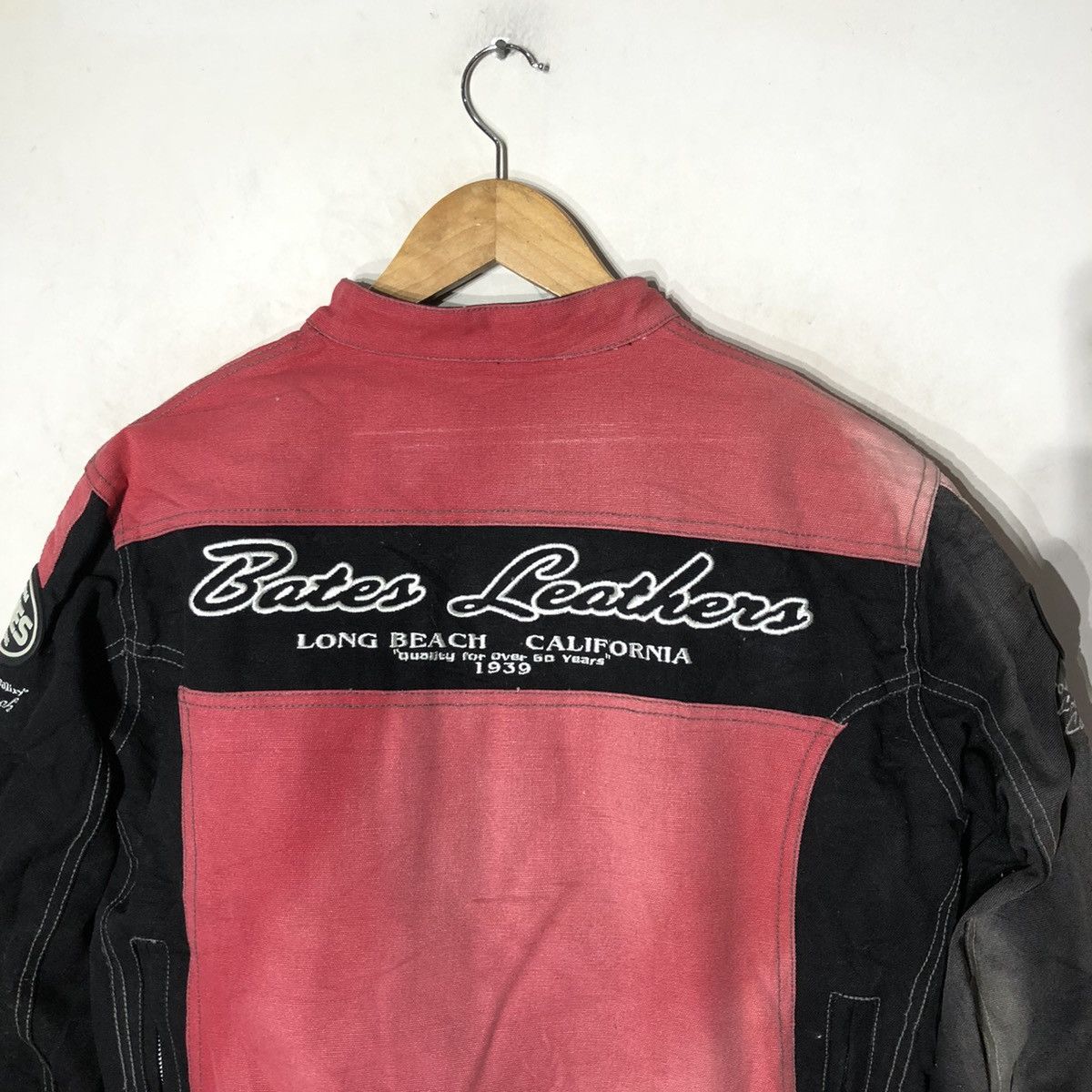 Japanese Brand CUSTOM BATES LEATHERS BIKER JACKET Size US L / EU 52-54 / 3 - 13 Thumbnail