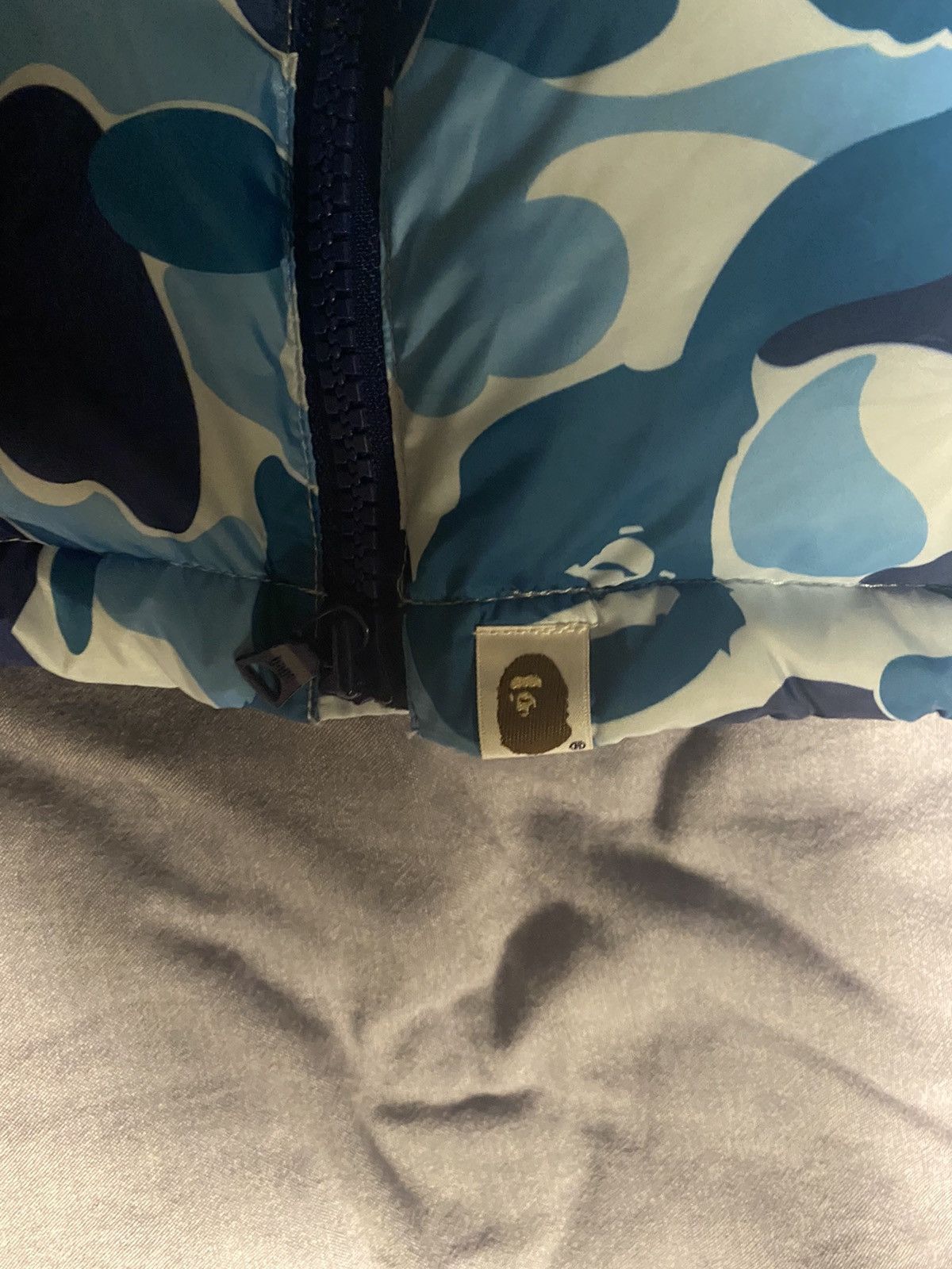 Bape Blue Camo Puffer Jacket Size US L / EU 52-54 / 3 - 5 Thumbnail