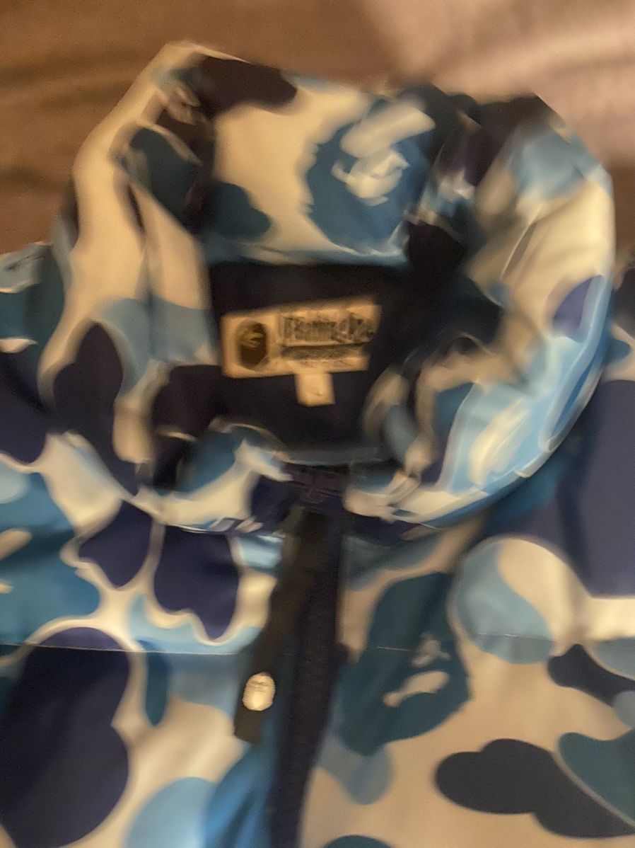 Bape Blue Camo Puffer Jacket Size US L / EU 52-54 / 3 - 6 Thumbnail