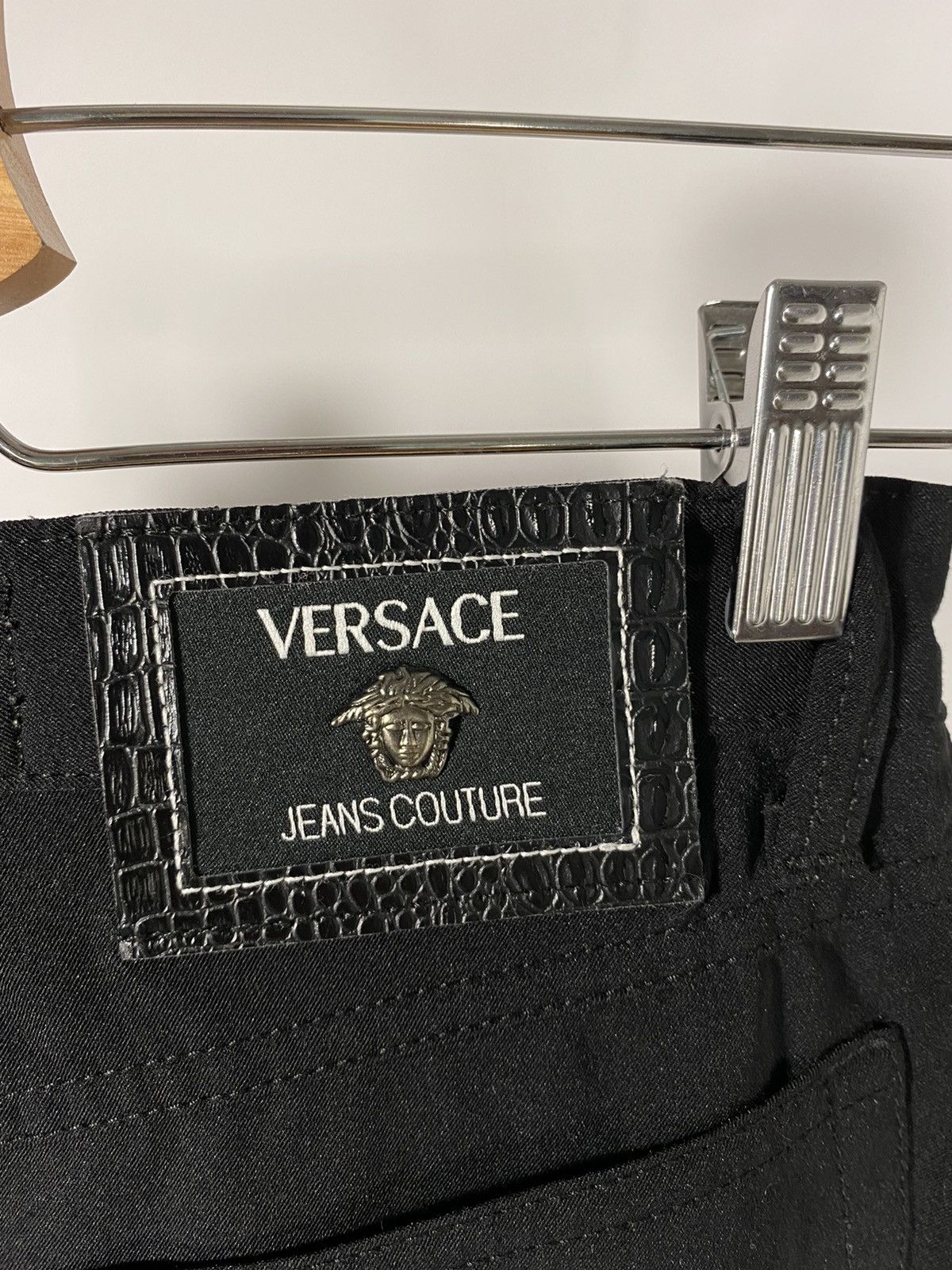 Vintage Vintage 90s couture black jeans Size US 28 / EU 44 - 6 Thumbnail