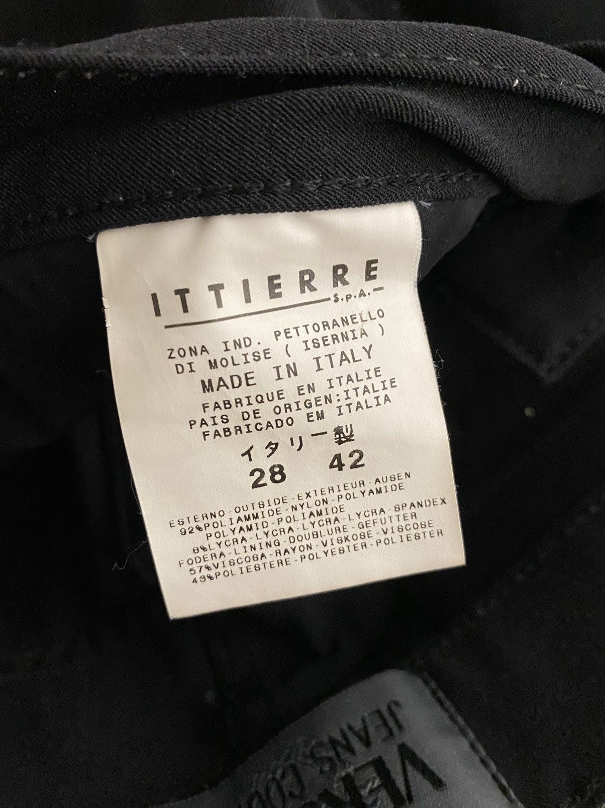 Vintage Vintage 90s couture black jeans Size US 28 / EU 44 - 8 Preview
