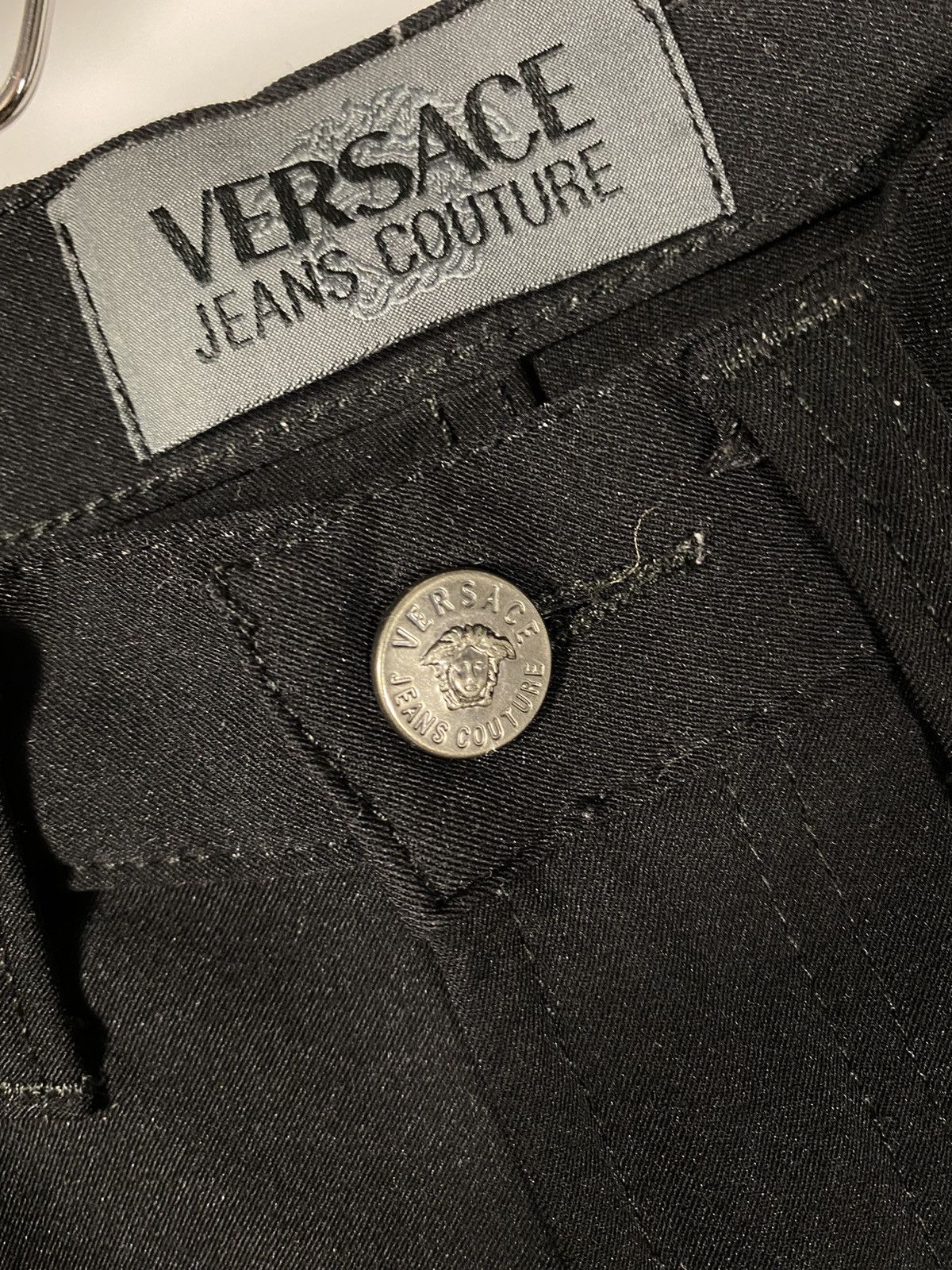 Vintage Vintage 90s couture black jeans Size US 28 / EU 44 - 7 Thumbnail