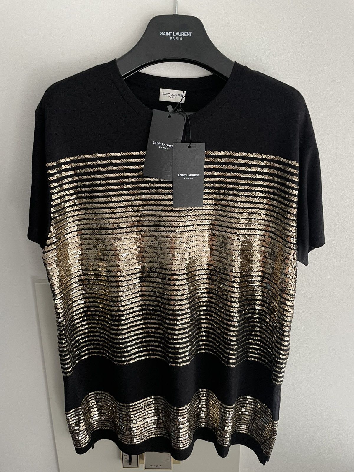 Saint Laurent Paris $1,450Value Rare Super Limited Edition Runway Glitter Shirt Size US M / EU 48-50 / 2 - 2 Thumbnail