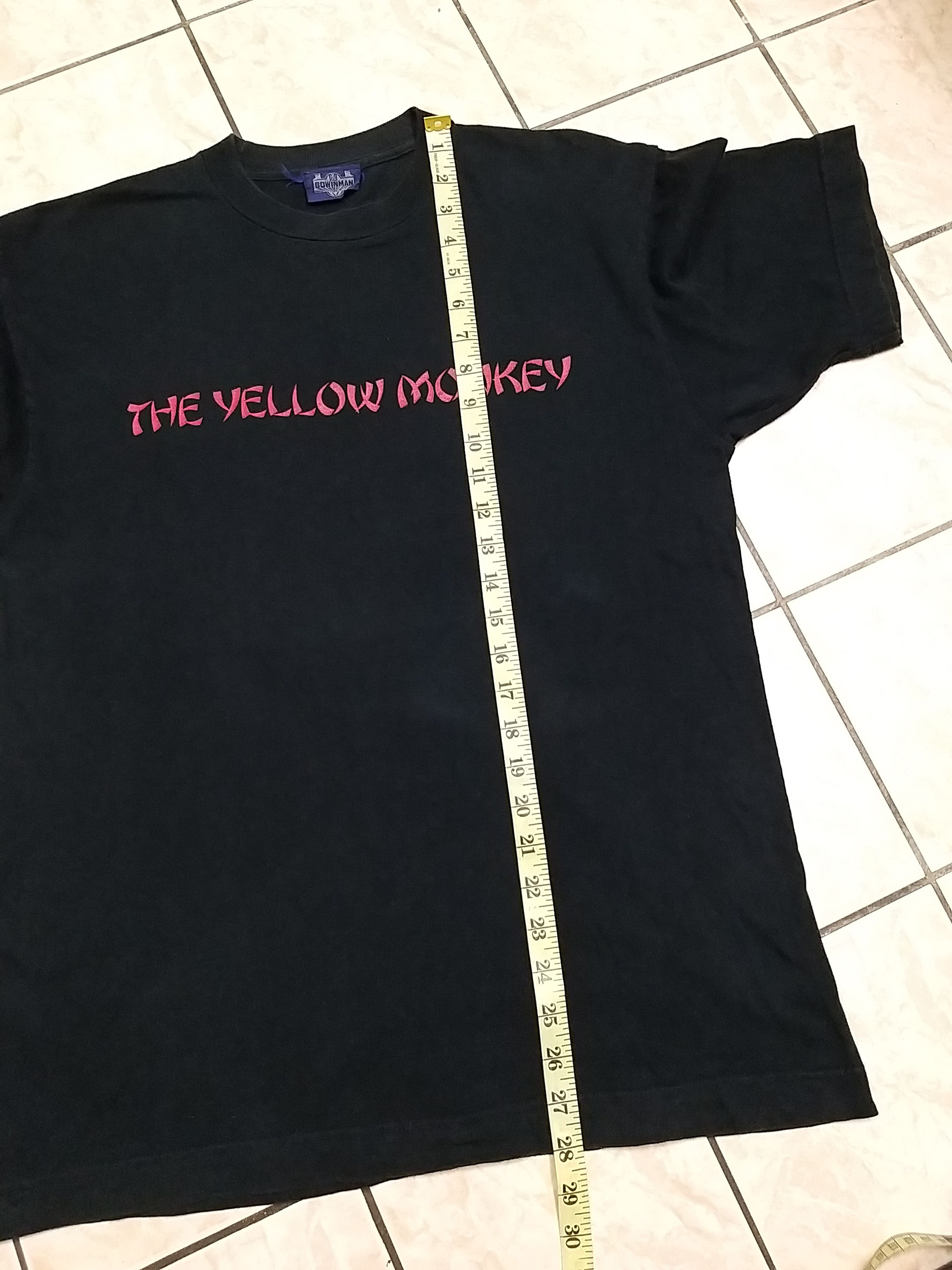Band Tees VINTAGE 90'S THE YELLOW MONKEY "YEMON"TOUR 1998/99 T SHIRT Size US M / EU 48-50 / 2 - 6 Thumbnail