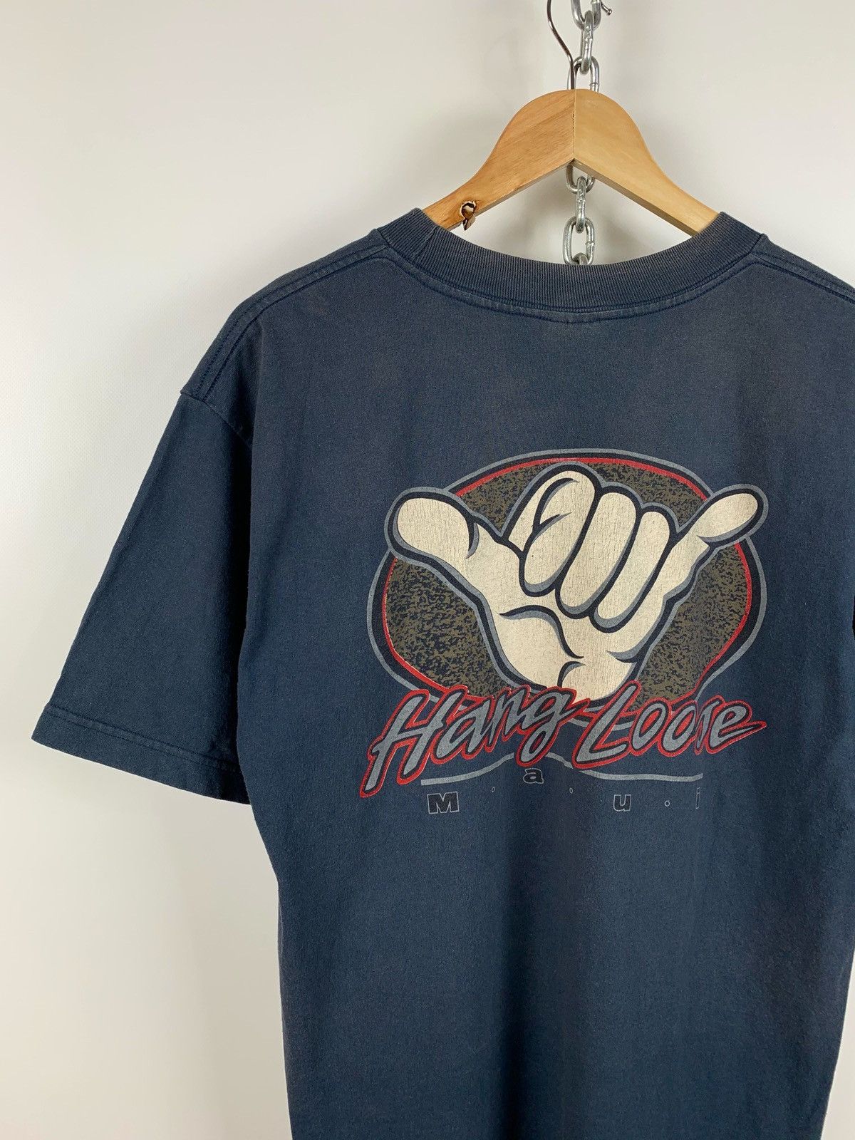 Vintage Vintage Hang Loose Maui Made In USA Hawaiian T-Shirt Size US L / EU 52-54 / 3 - 4 Thumbnail