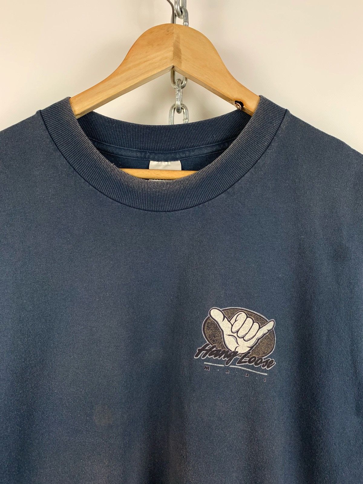 Vintage Vintage Hang Loose Maui Made In USA Hawaiian T-Shirt Size US L / EU 52-54 / 3 - 8 Thumbnail
