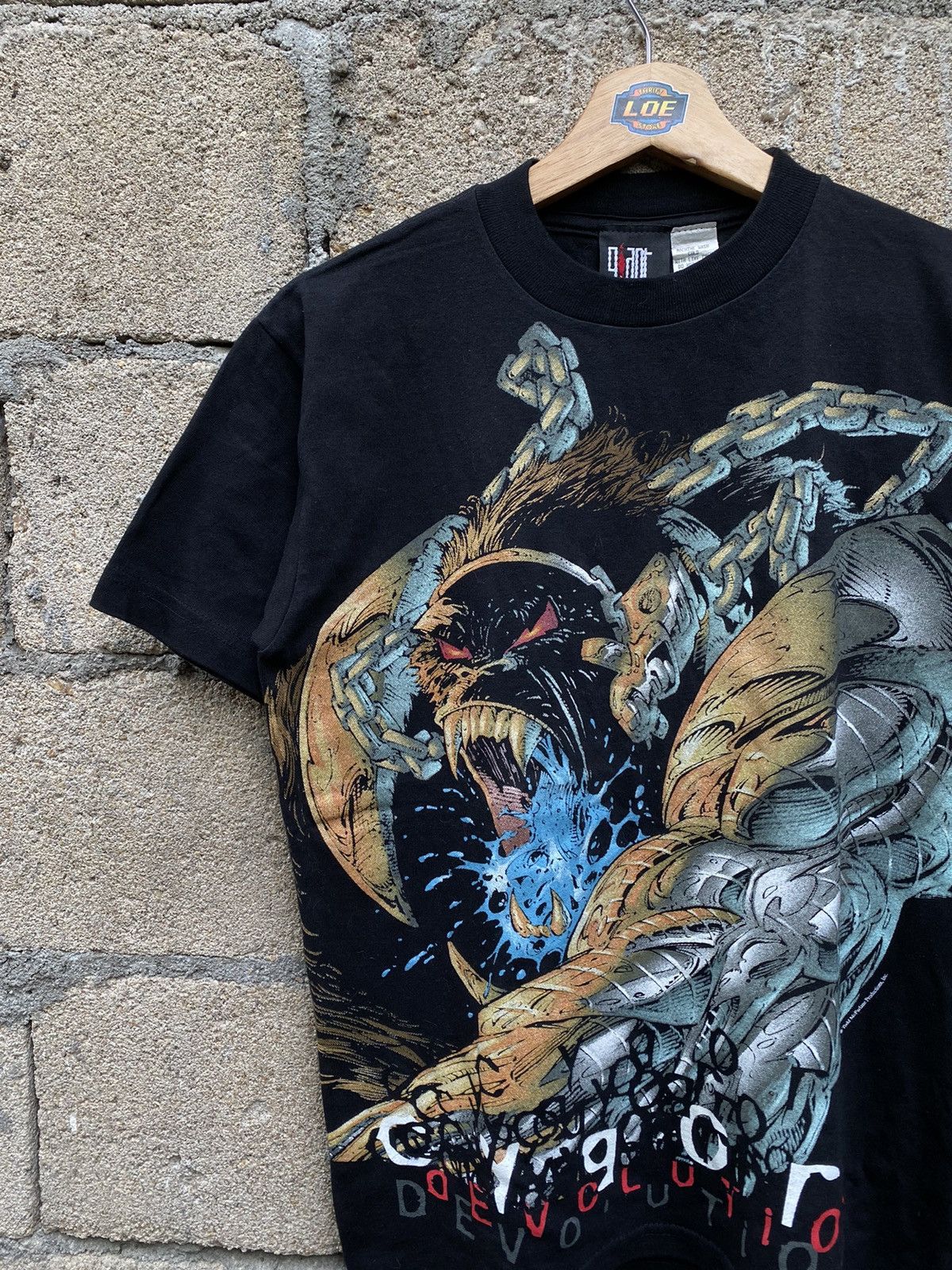 VINTAGE 1997 CYGOR DEVOLUTION MOVIE T SHIRT TODD MCFARLANE - Tops