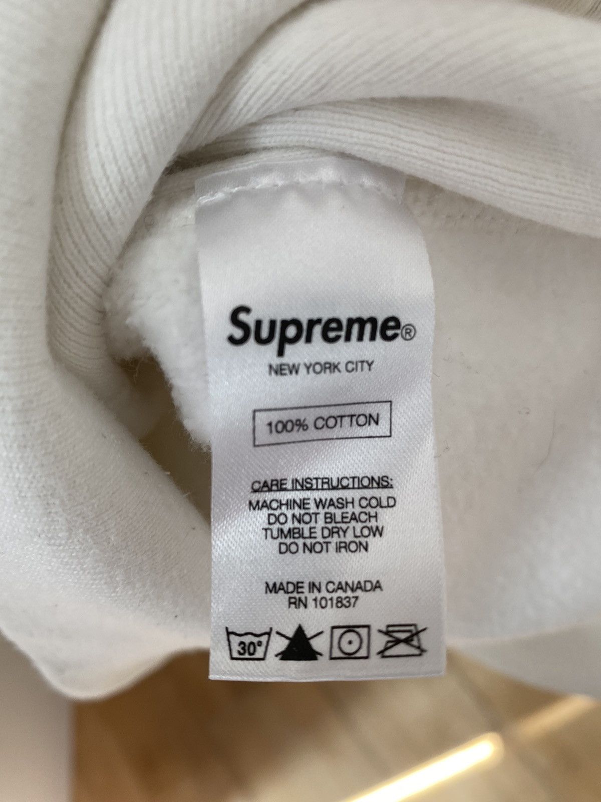 Supreme Supreme White Box Logo Hoodie FW 2012 Size US M / EU 48-50 / 2 - 6 Thumbnail