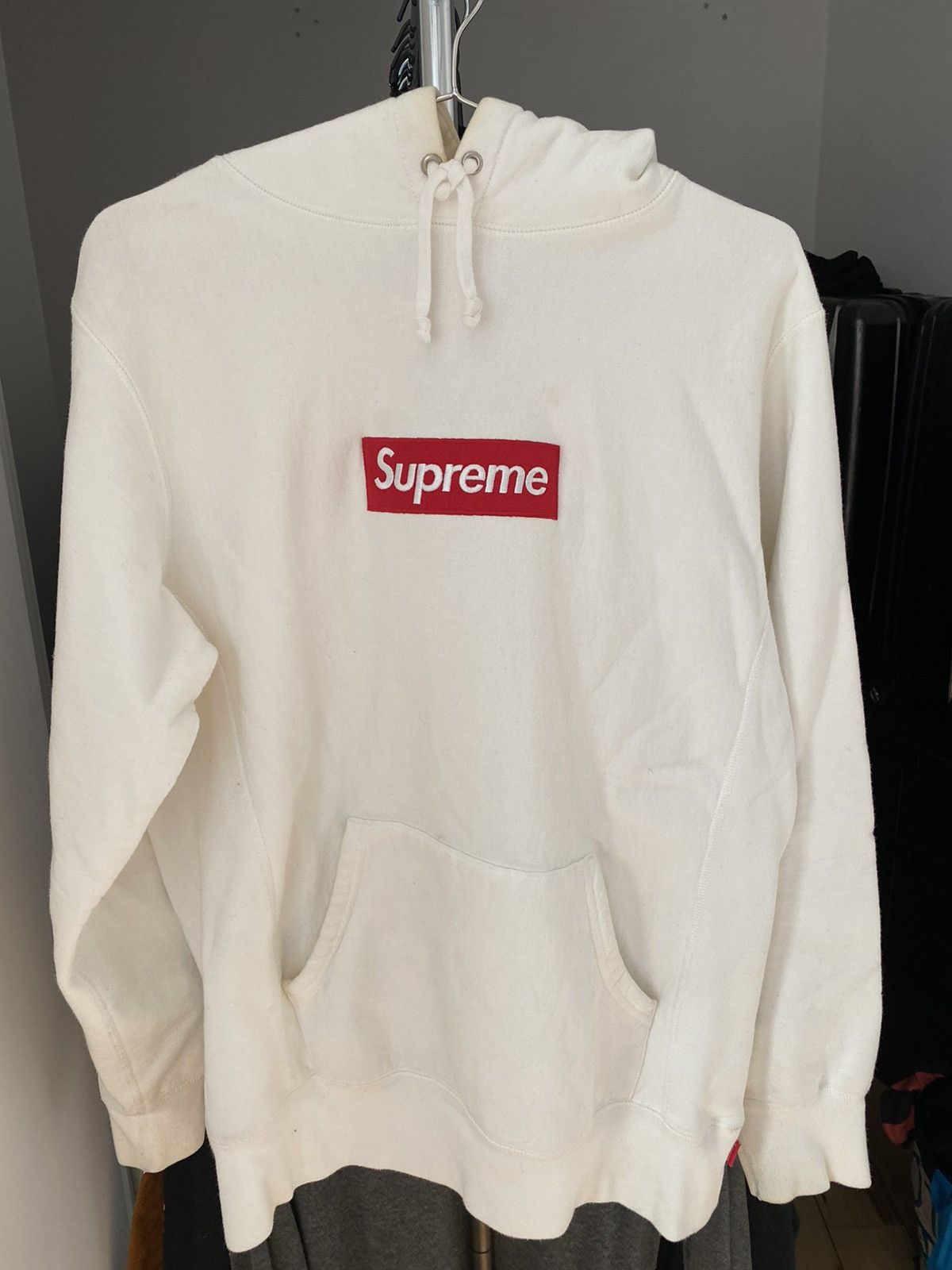 Supreme Supreme White Box Logo Hoodie FW 2012 Size US M / EU 48-50 / 2 - 1 Thumbnail