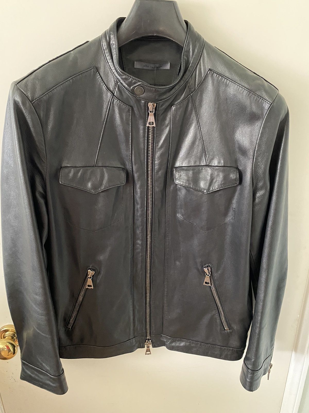 John Varvatos Leather Jacket