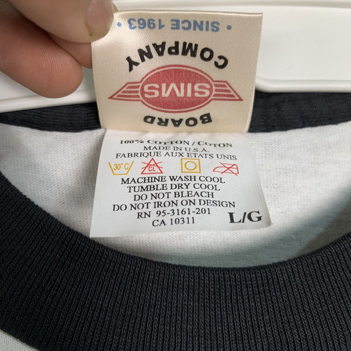 Vintage 80s Sims Skateboard Tee T - Shirt