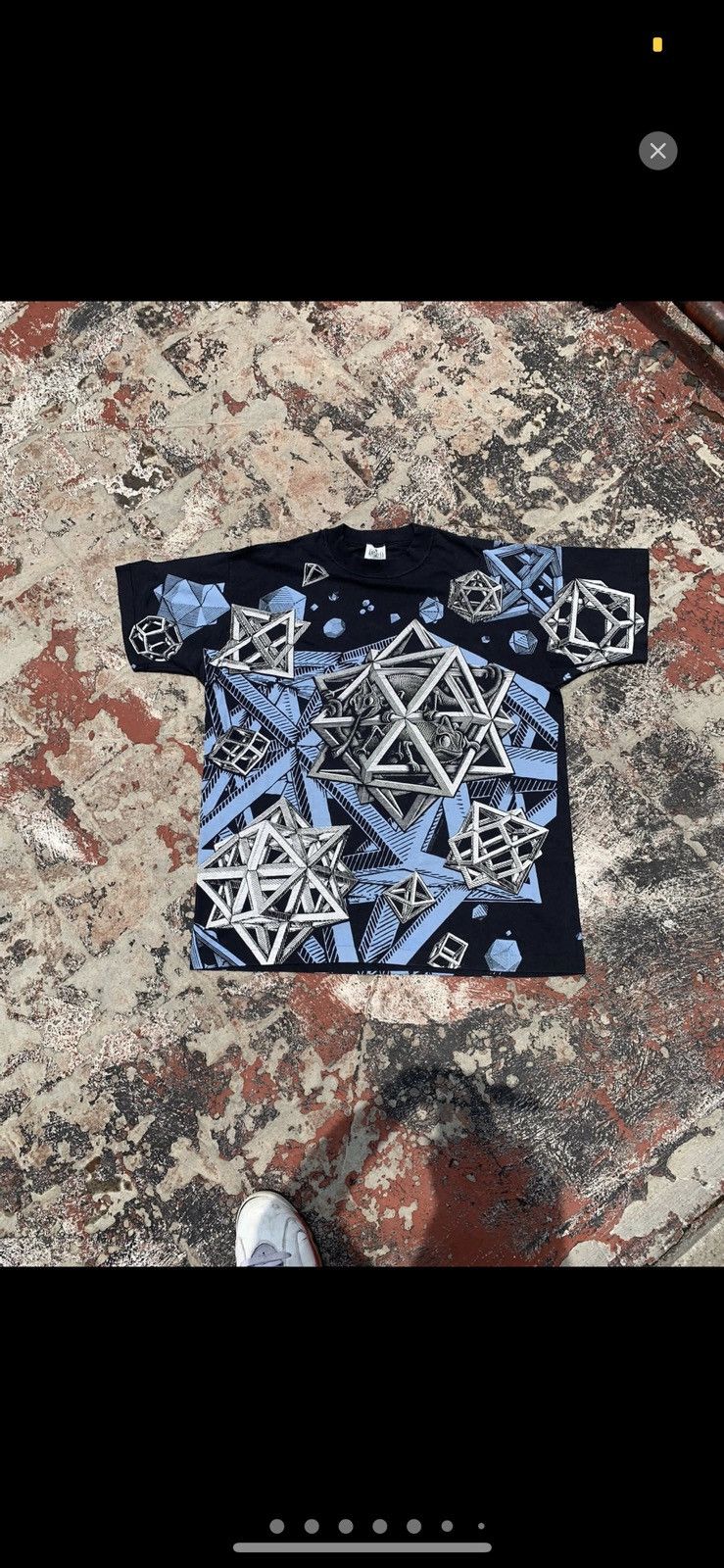 90s MC Escher all over print