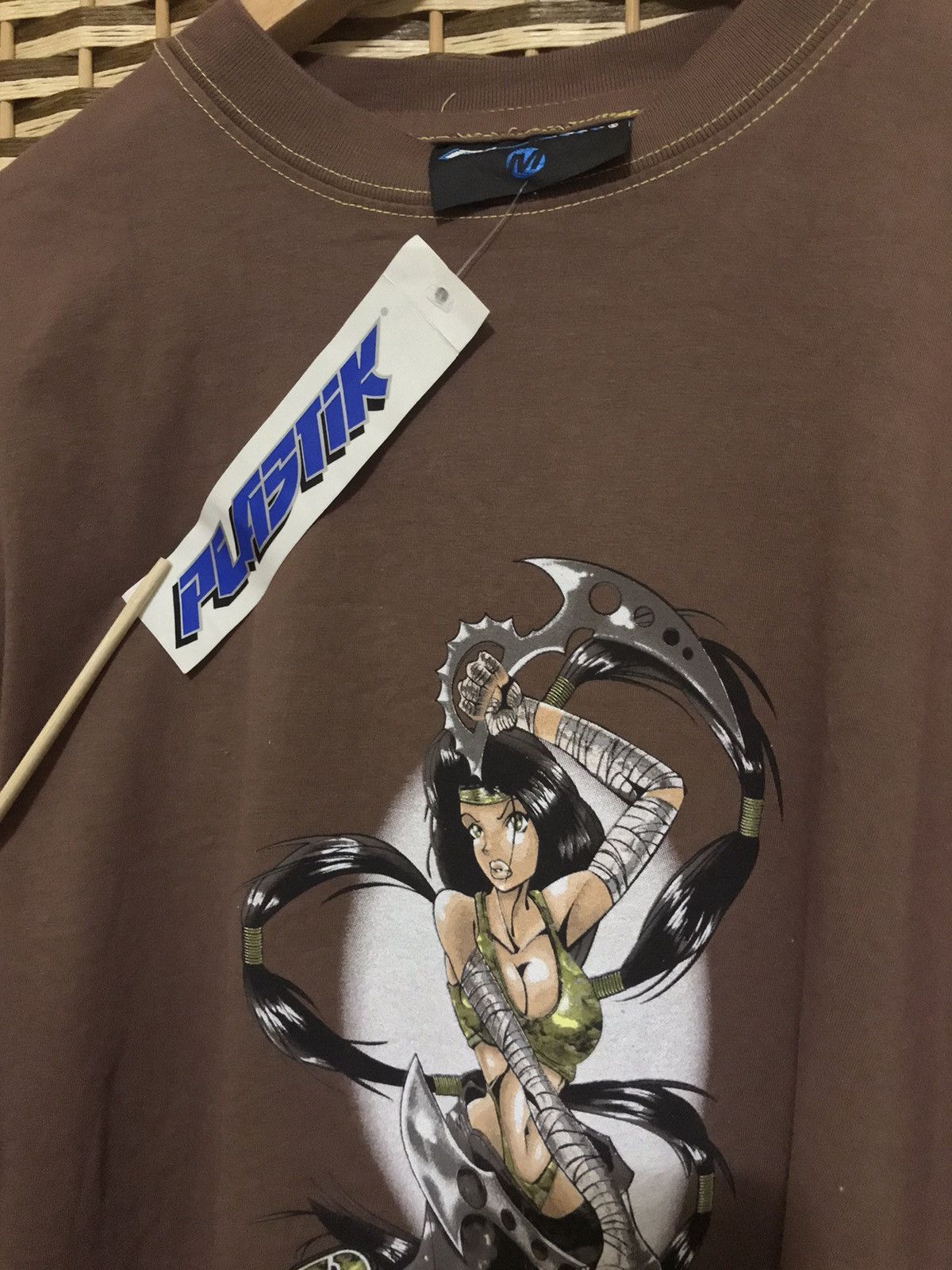 Anima × Hook-Ups × Vintage Vintage 90s Plastik Anime Skate Tee T 