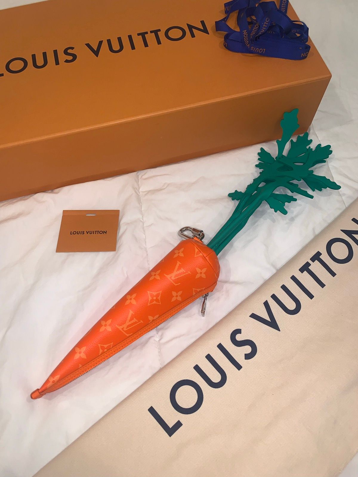Louis Vuitton Louis Vuitton LV Carrot Pouch Monogram Orange Virgil