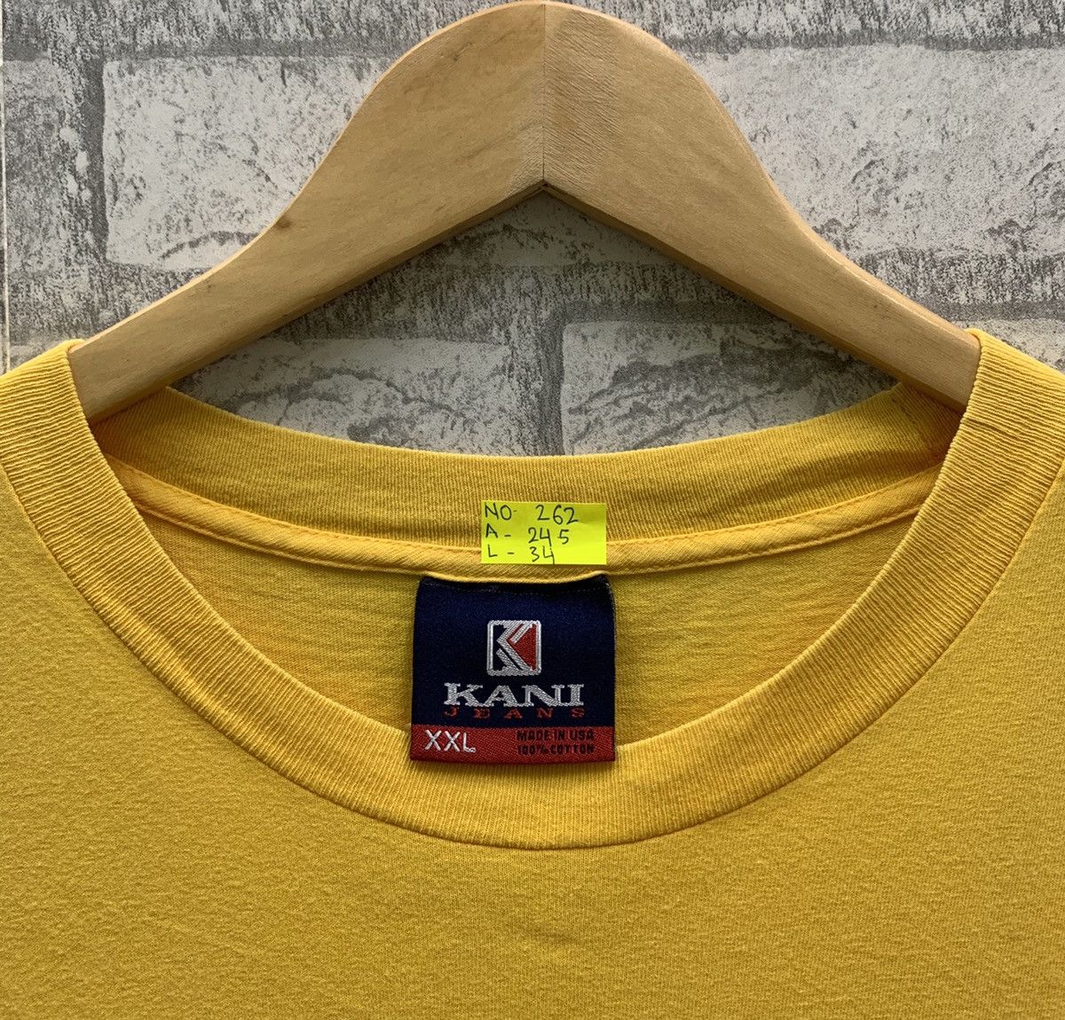 Karl Kani Vintage Karl Kani Jeans Spell Out Logo Hiphop Style T-shirts Size US XXL / EU 58 / 5 - 6 Thumbnail
