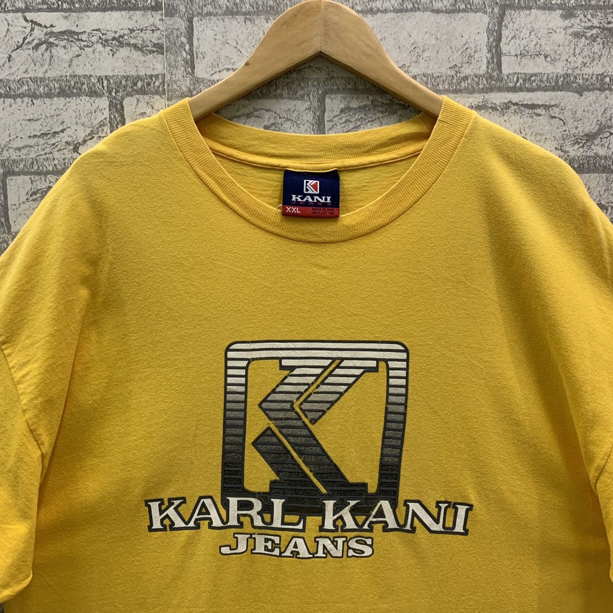 Karl Kani Vintage Karl Kani Jeans Spell Out Logo Hiphop Style T-shirts Size US XXL / EU 58 / 5 - 4 Thumbnail