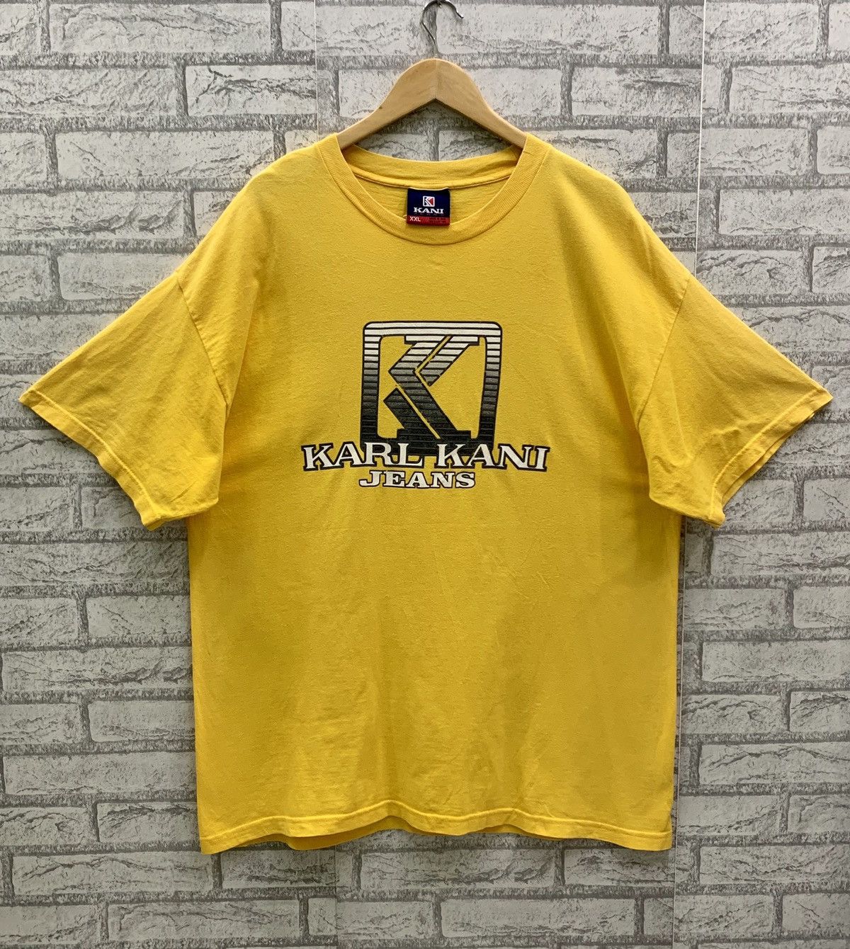 Vintage Karl Kani Jeans Spell Out Logo Hiphop Style T-shirts
