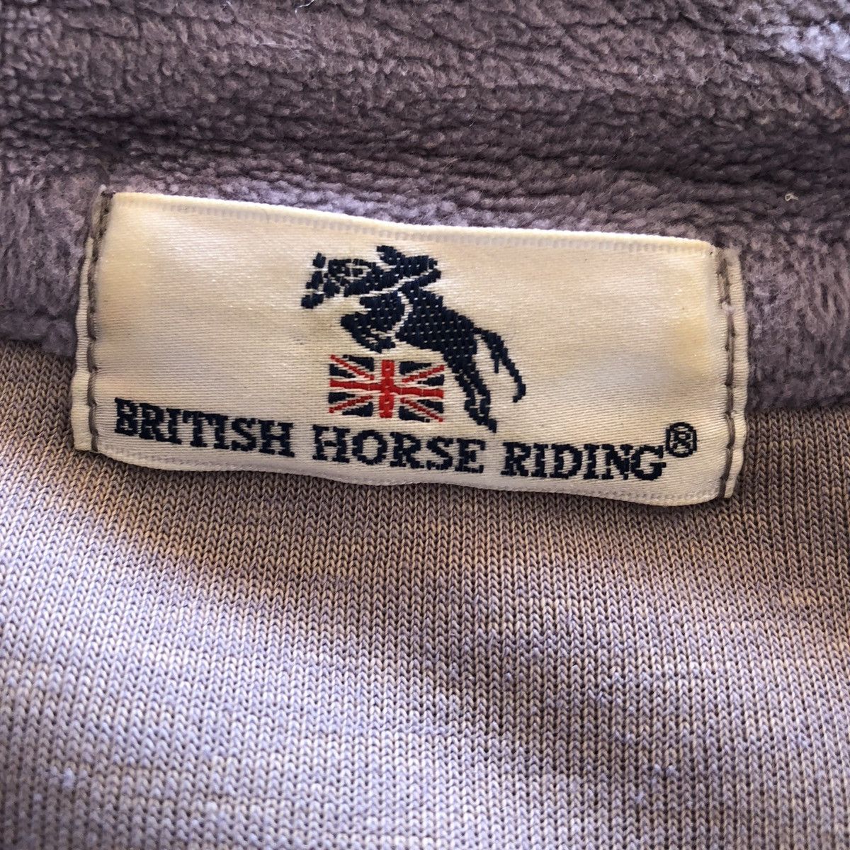 Vintage Vintage Pyjama Fleece Button Up by British Horse Riding Size US XL / EU 56 / 4 - 8 Thumbnail