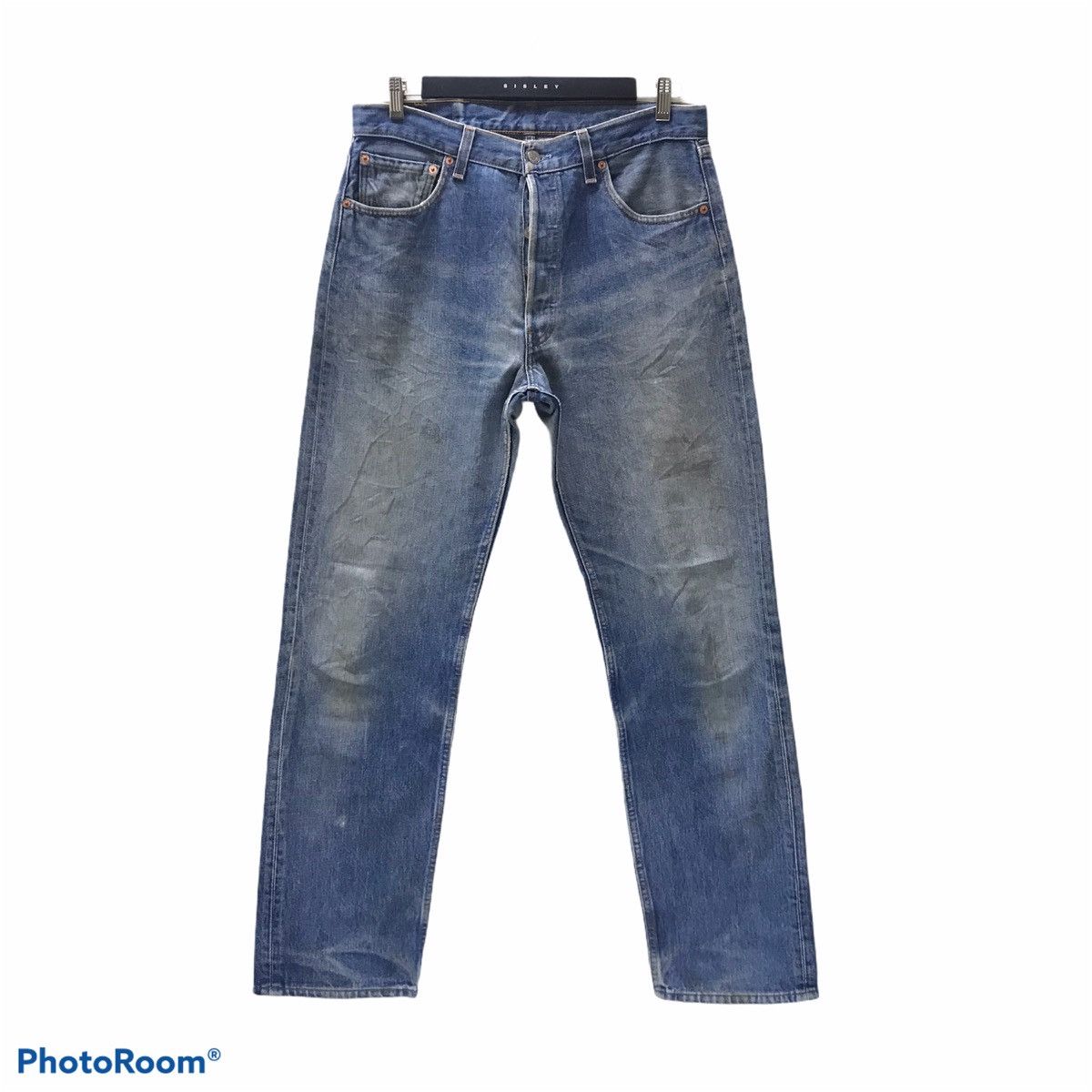 Levi's Vintage Levis 501 Jeans Distressed JeansMade In USA Size US 33 - 1 Thumbnail
