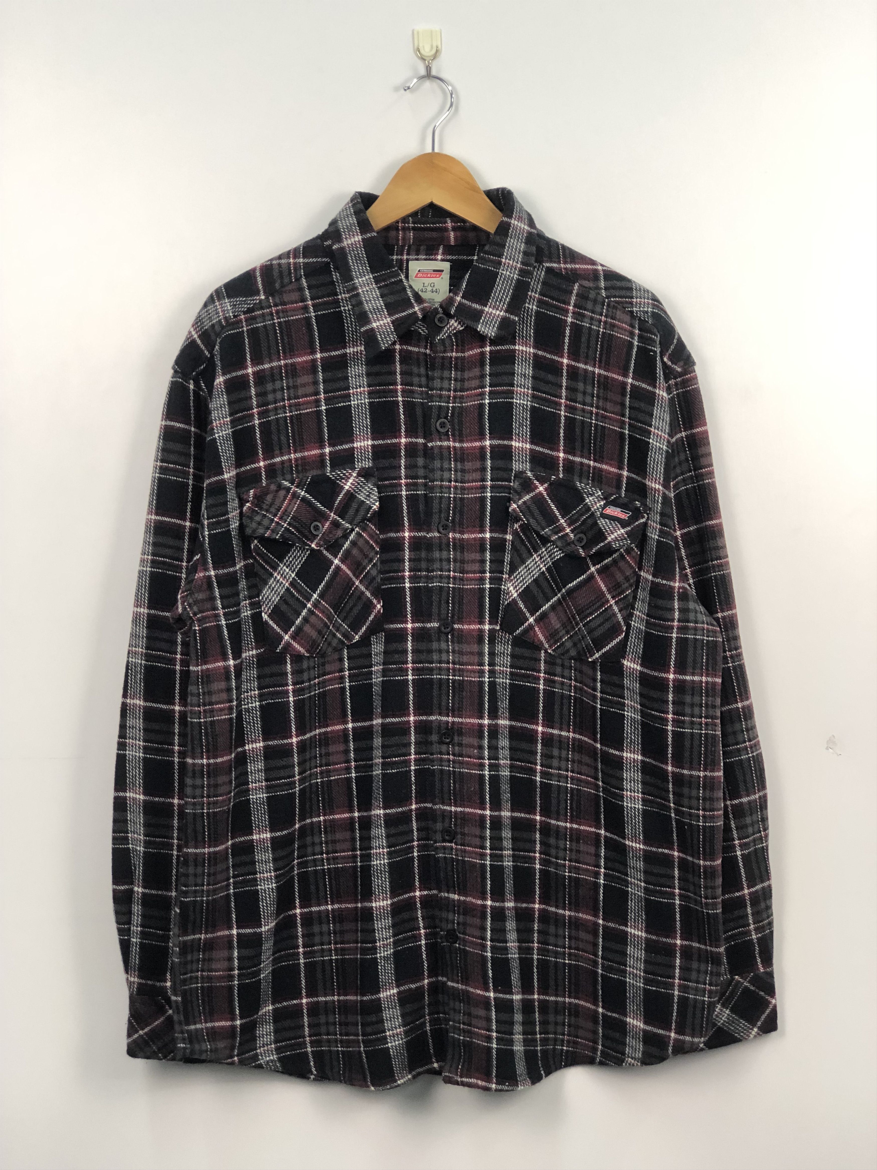 Dickies × Vintage Vintage Dickies Shadow Plaid J0288 Size US L / EU 52-54 / 3 - 1 Thumbnail