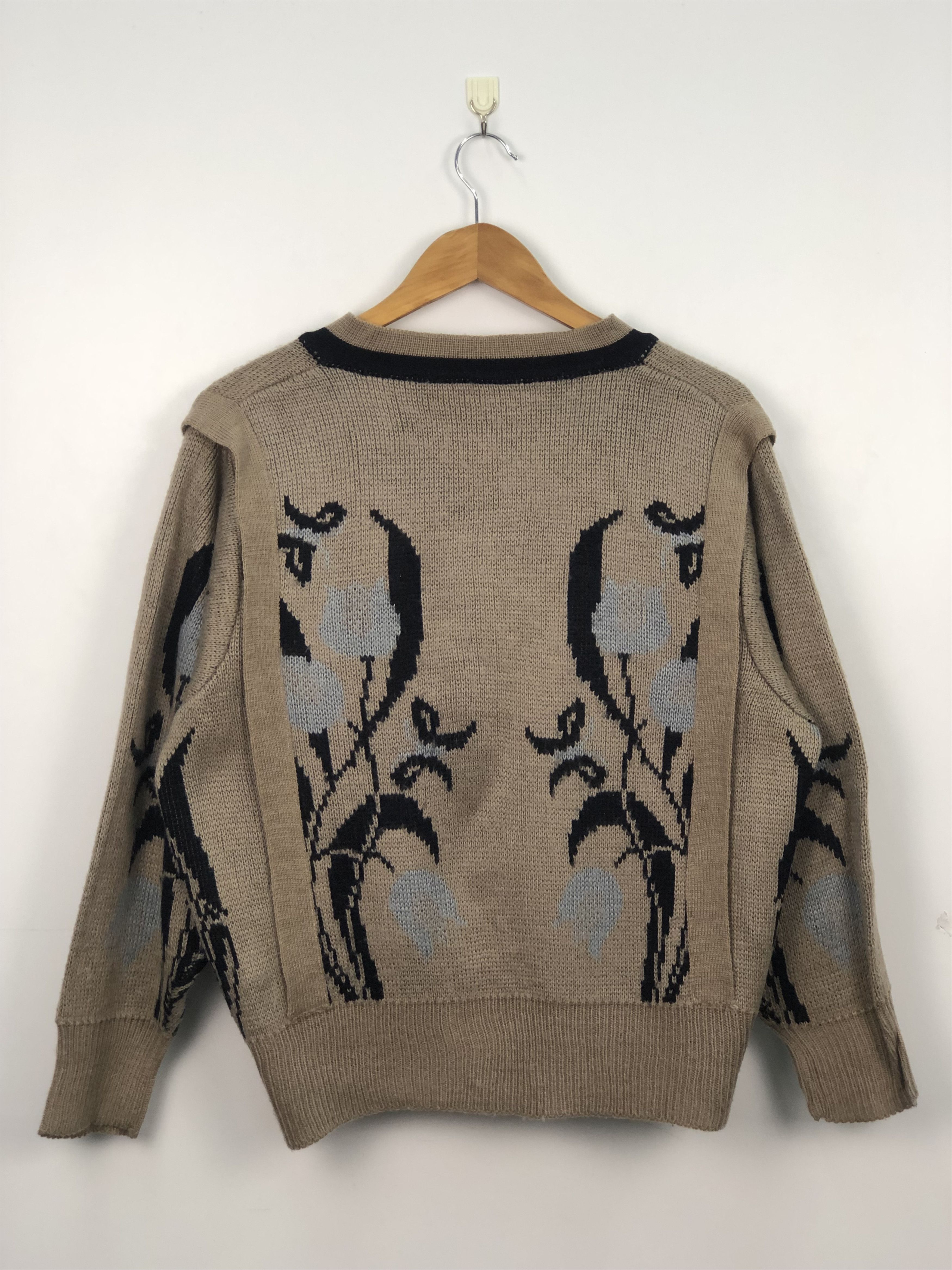 Handmade × Vintage Vintage Knitwear Handmade Art Size US L / EU 52-54 / 3 - 3 Thumbnail