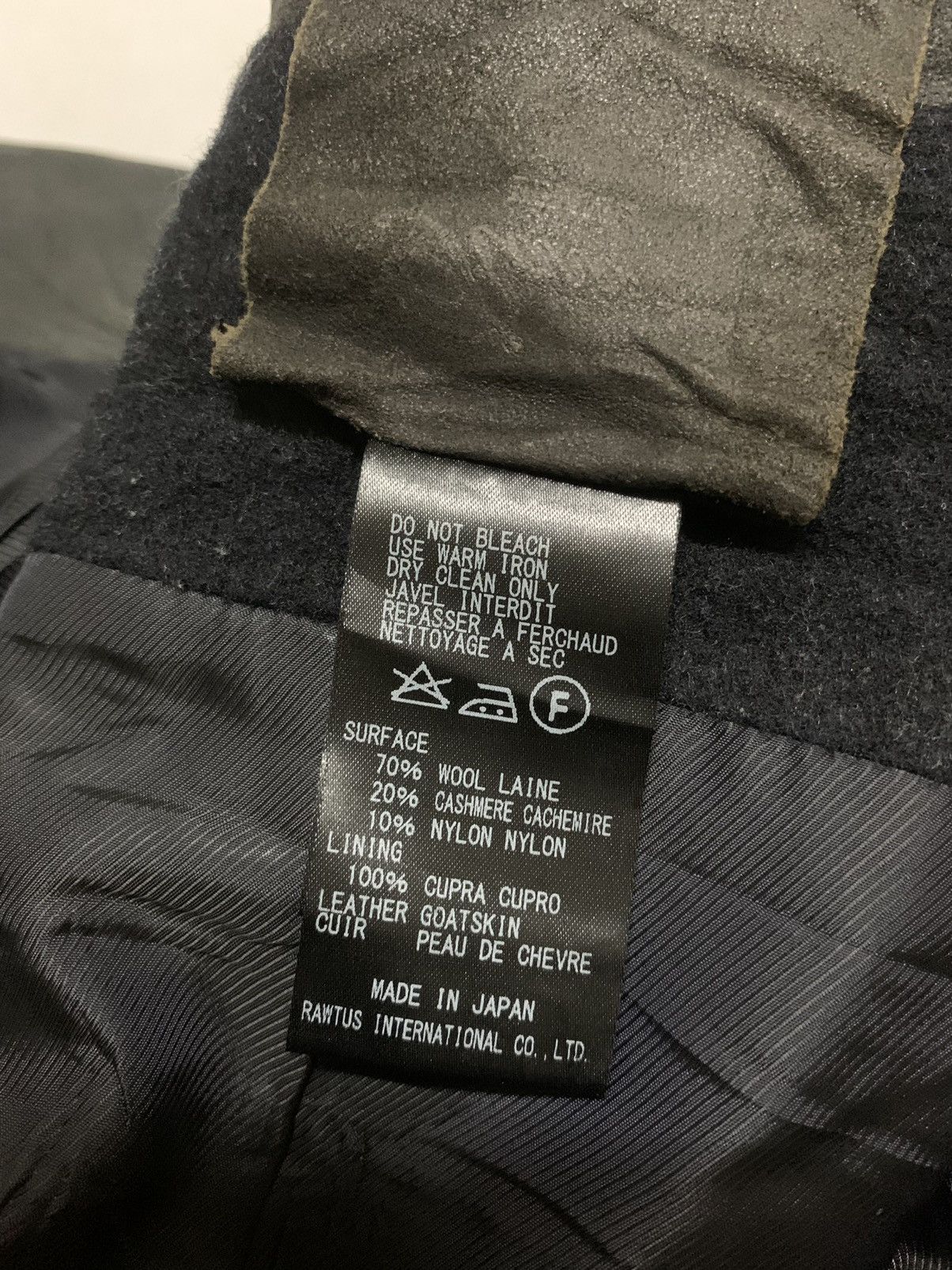 Japanese Brand Rawtus leather jacket- long jacket Size US S / EU 44-46 / 1 - 9 Thumbnail