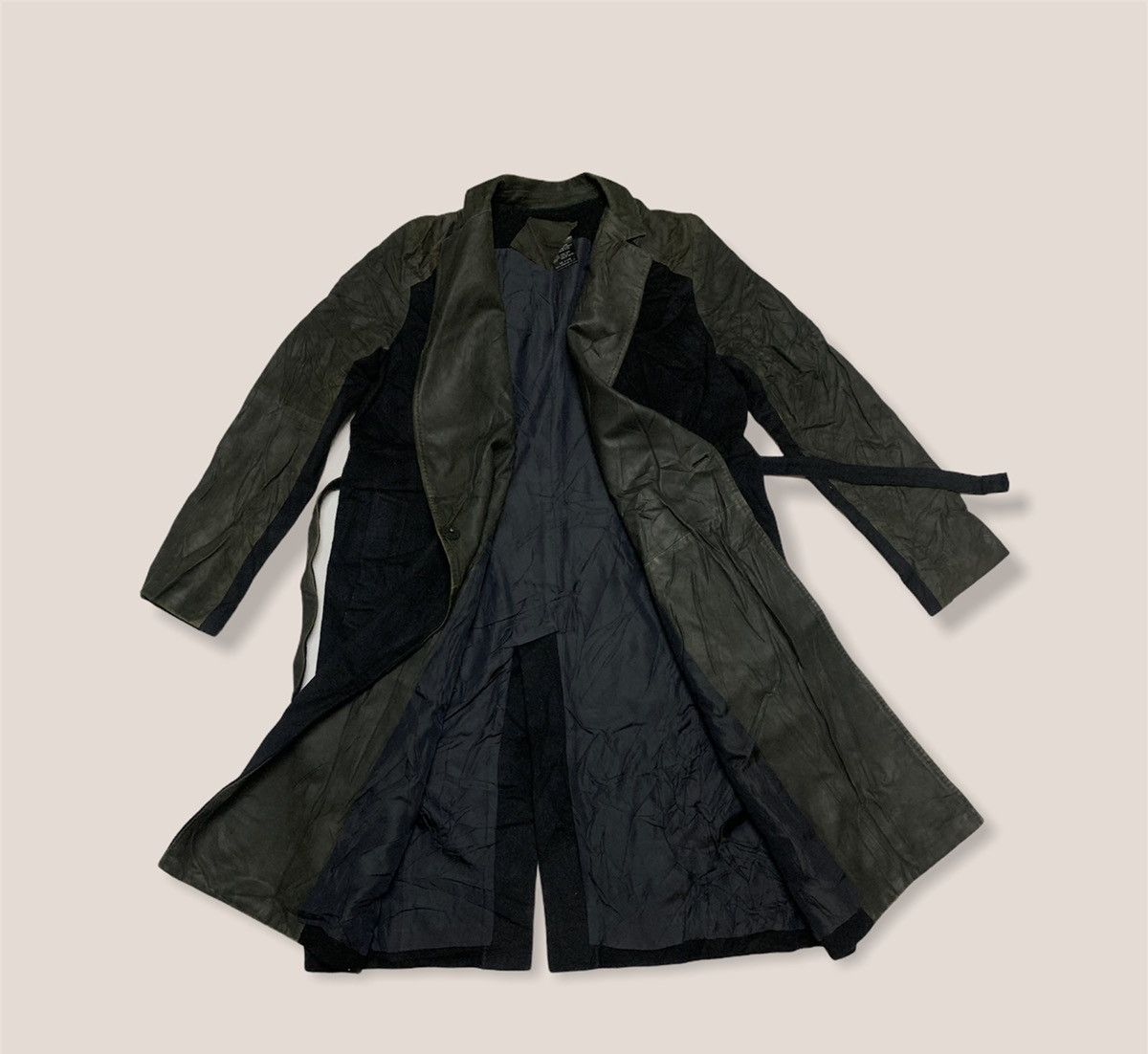 Japanese Brand Rawtus leather jacket- long jacket Size US S / EU 44-46 / 1 - 3 Thumbnail
