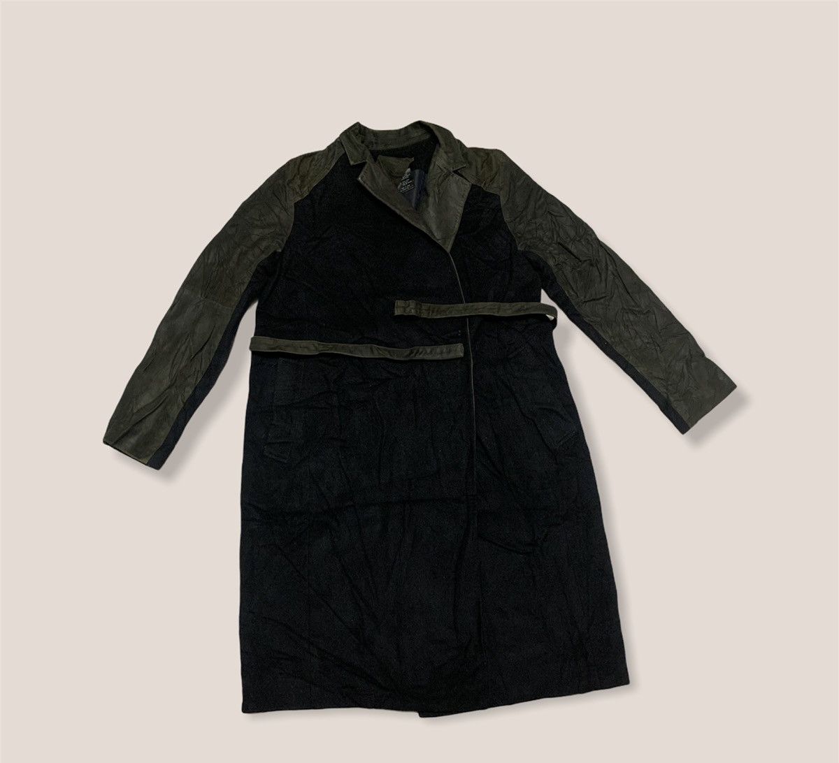 Japanese Brand Rawtus leather jacket- long jacket Size US S / EU 44-46 / 1 - 2 Thumbnail
