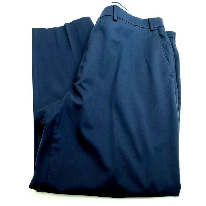 Hart Schaffner Marx Hart Schaffner Marx Wool Dress Pants 40/28 Blue ...