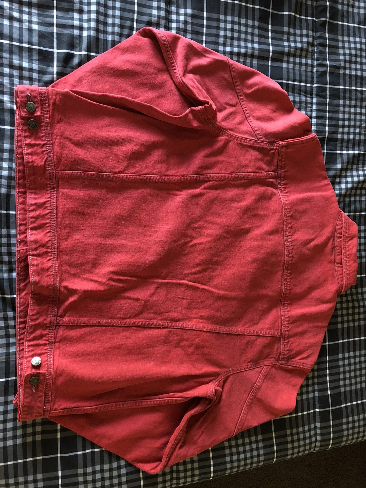 Guess Guess Jeans Farmers Market Red Denim Jacket Size US XL / EU 56 / 4 - 4 Thumbnail