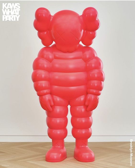 Kaws Kaws brooklyn museum what party poster rare limited sold out Grailed