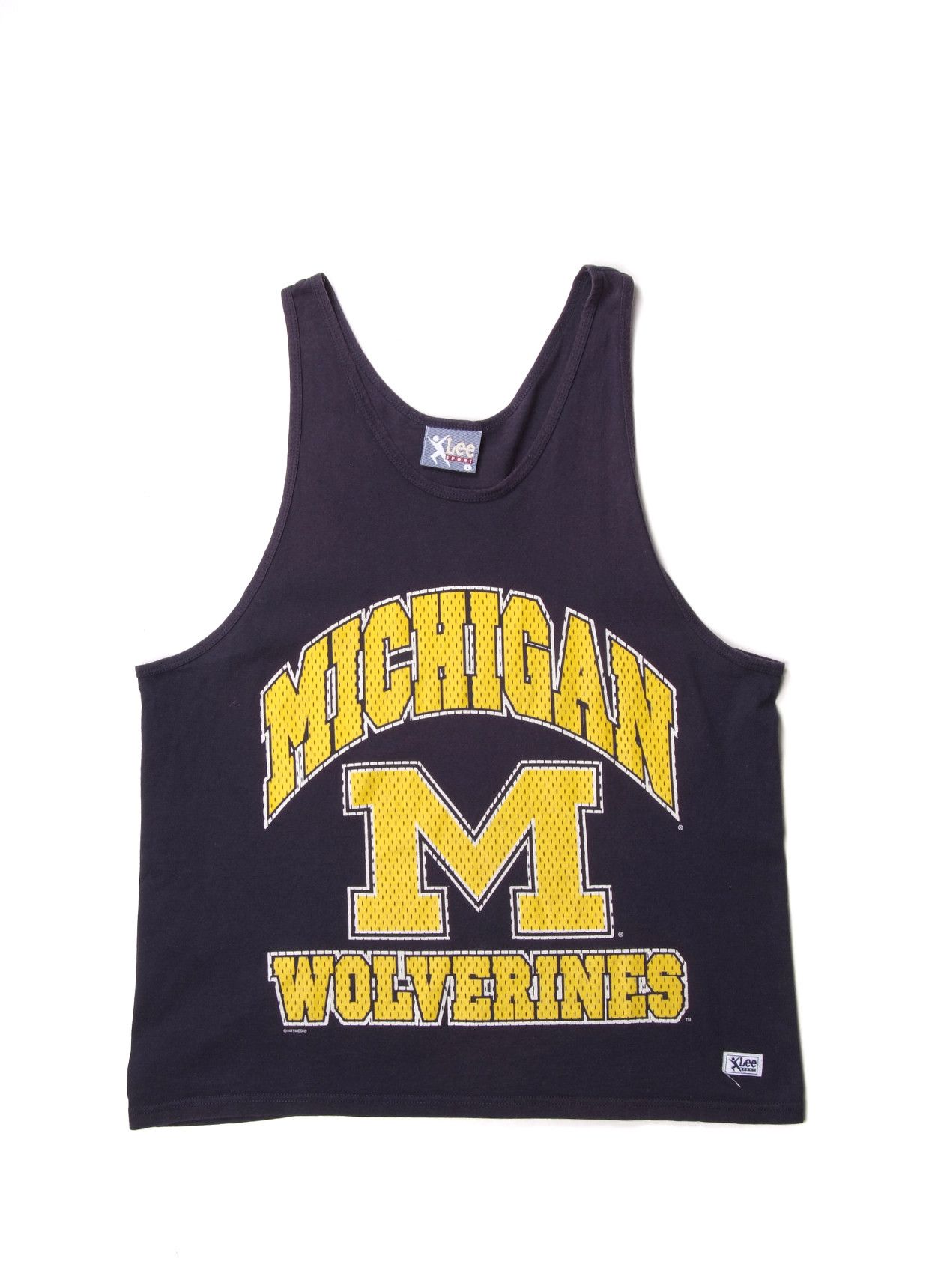Lee Vintage 90's USA Lee Sport Muchigan Wolverines Tank Top Size US L / EU 52-54 / 3 - 1 Thumbnail