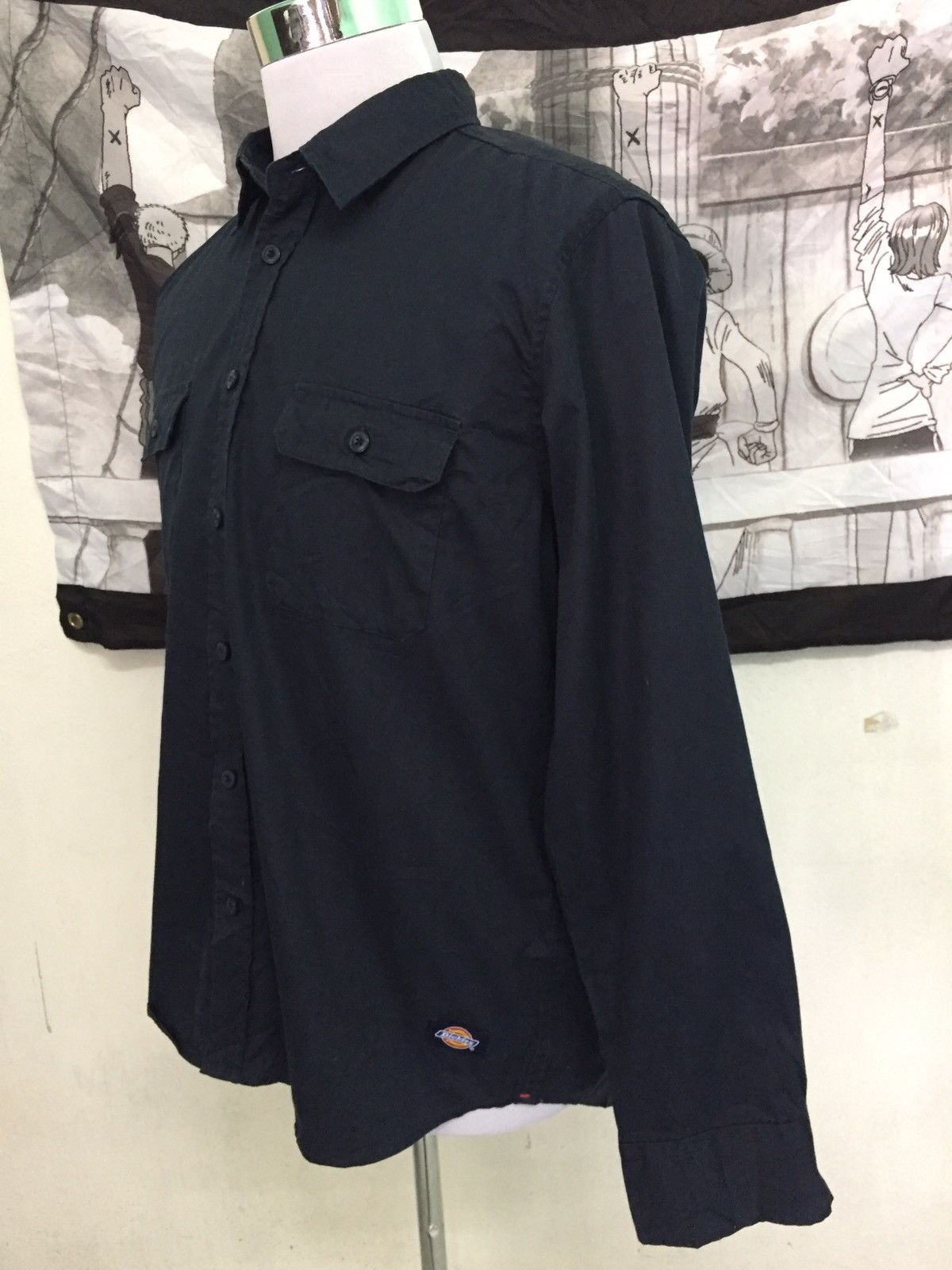 Dickies Dickies Long Sleeve Button Up Size US XL / EU 56 / 4 - 2 Thumbnail