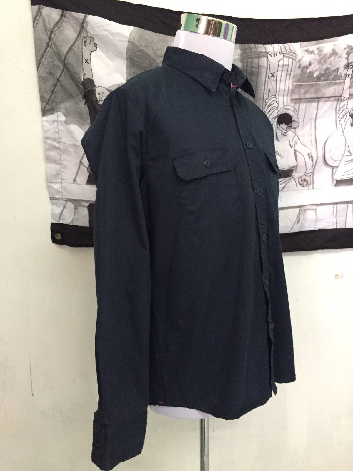 Dickies Dickies Long Sleeve Button Up Size US XL / EU 56 / 4 - 7 Thumbnail