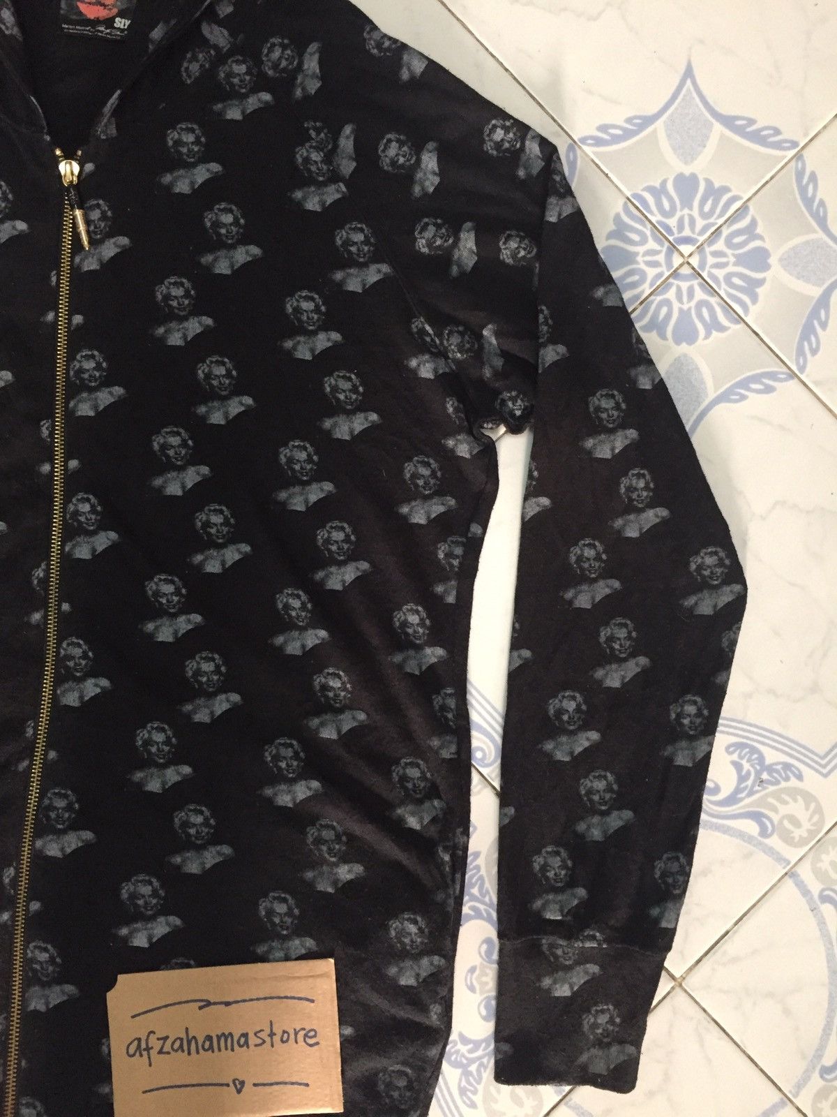Japanese Brand Sly marilyn monroe print all over zipper hoodie Size US S / EU 44-46 / 1 - 5 Thumbnail