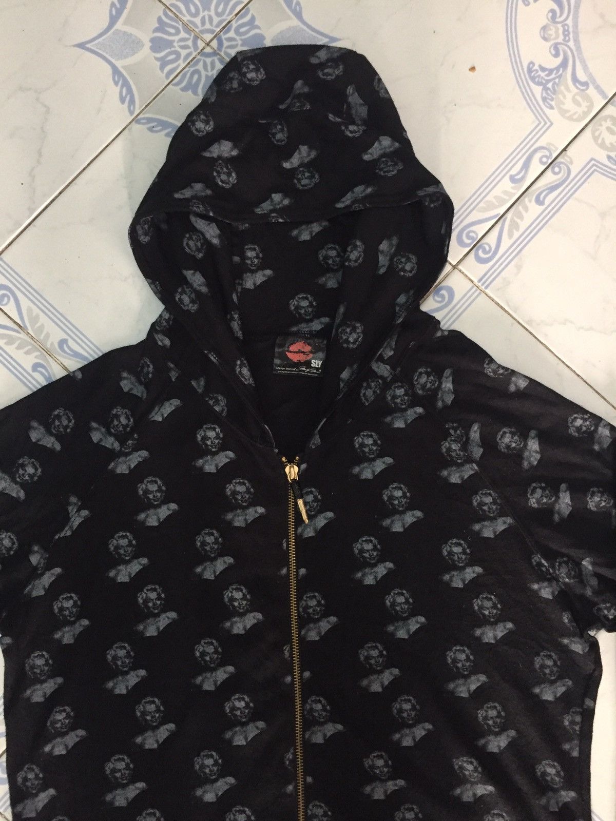 Japanese Brand Sly marilyn monroe print all over zipper hoodie Size US S / EU 44-46 / 1 - 6 Thumbnail